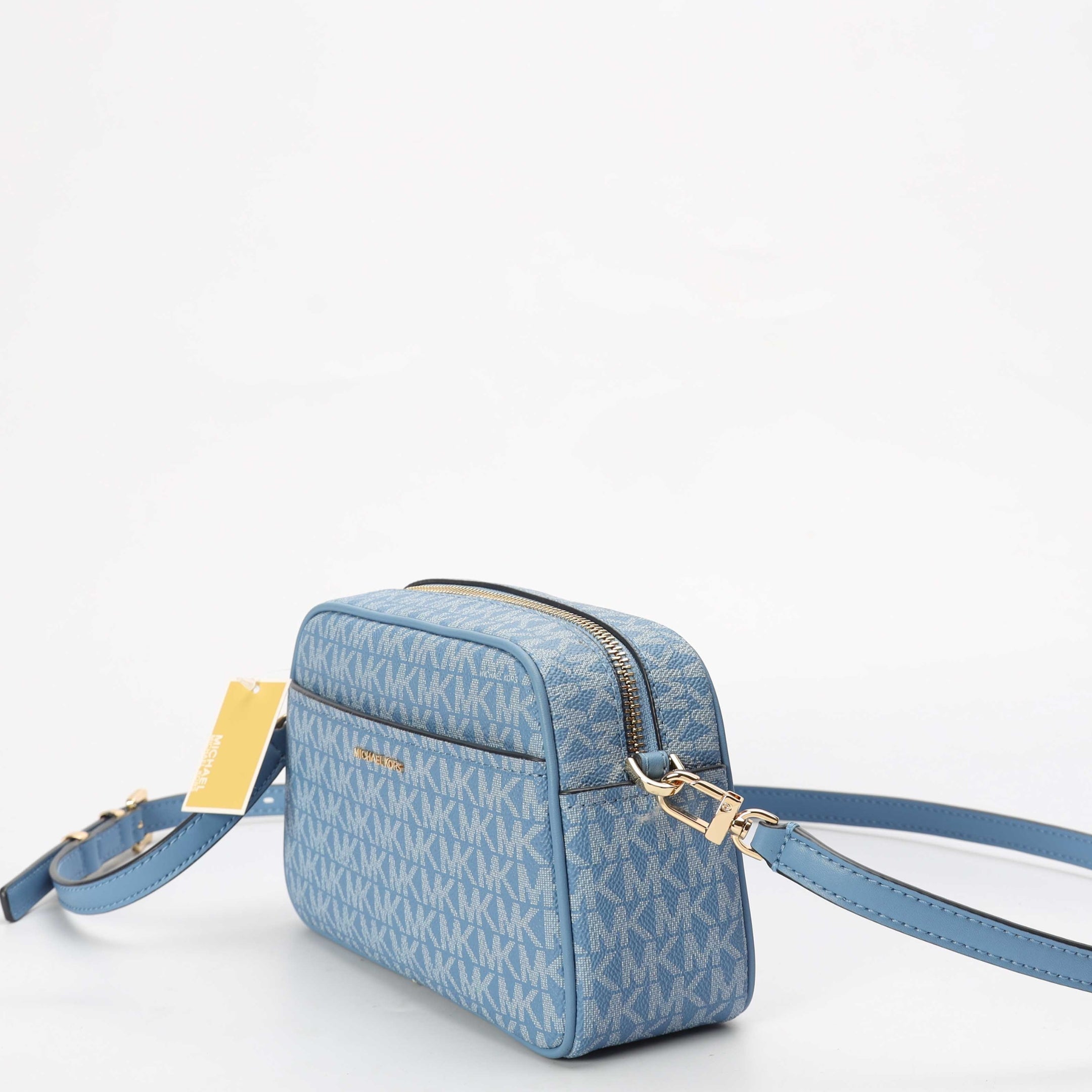 Michael Kors Jet Set Signature Logo Camera Crossbody Bag