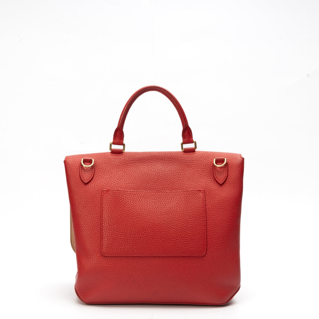 Louis Vuitton Red Taurillon Leather Volta Bag