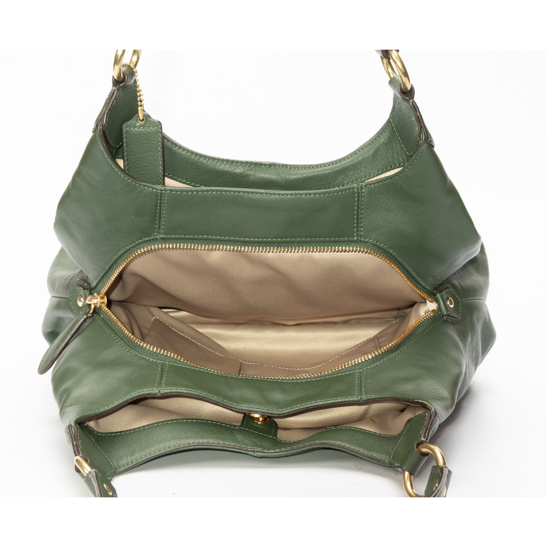 Coach Campbell Leather Hobo Bag