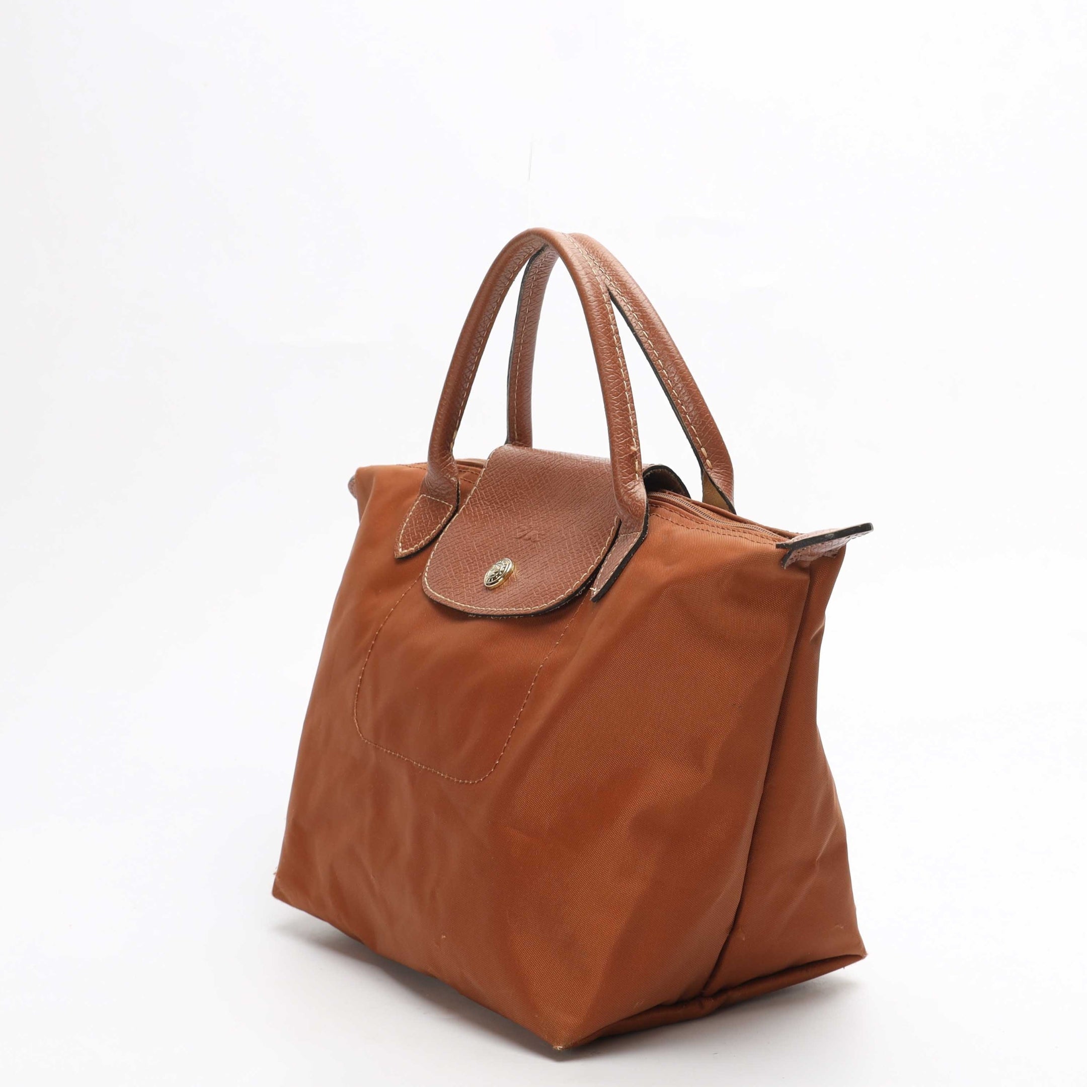 Longchamp Le Pliage Original Cognac Handbag