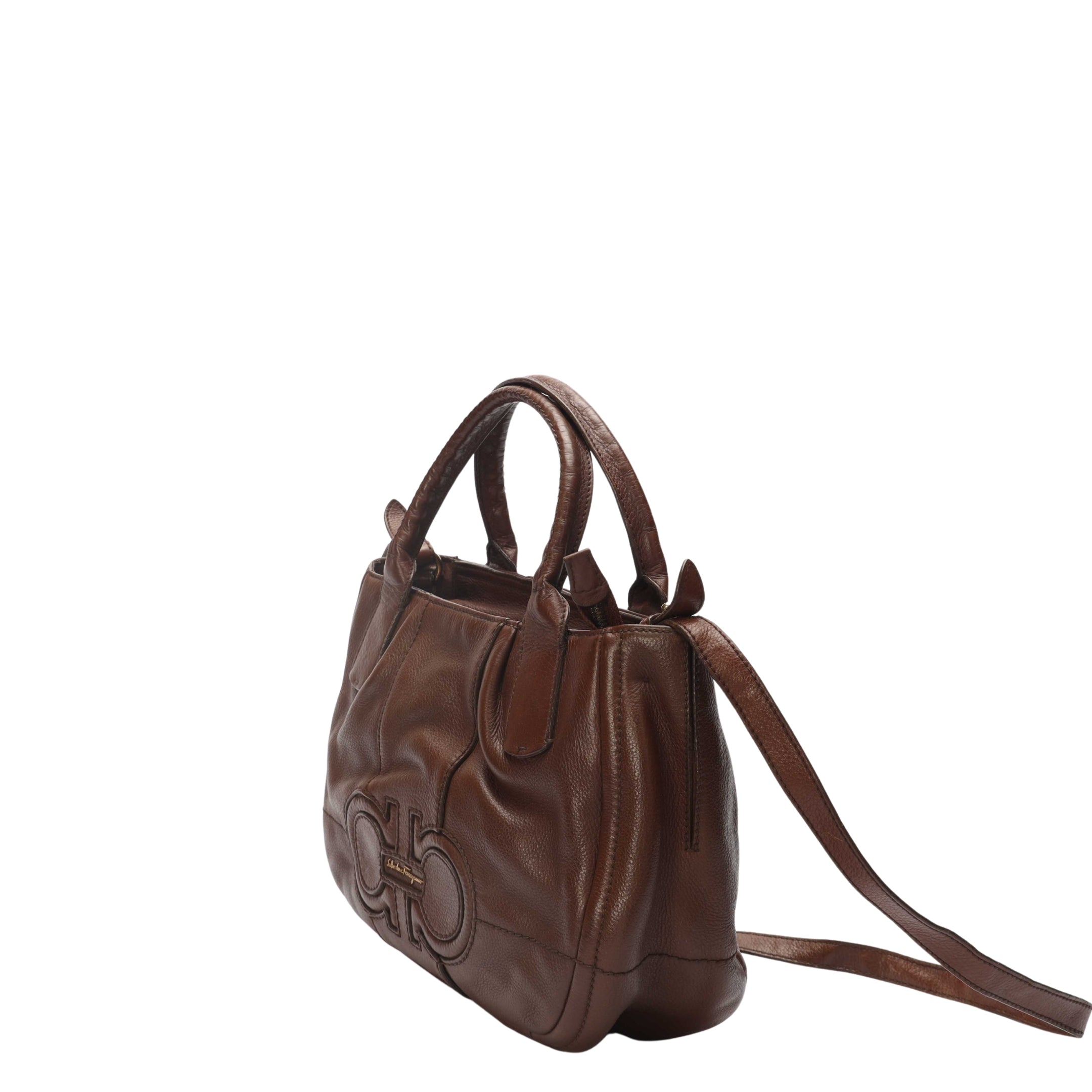 Salvatore Ferragamo Gancini Top Handle Bag