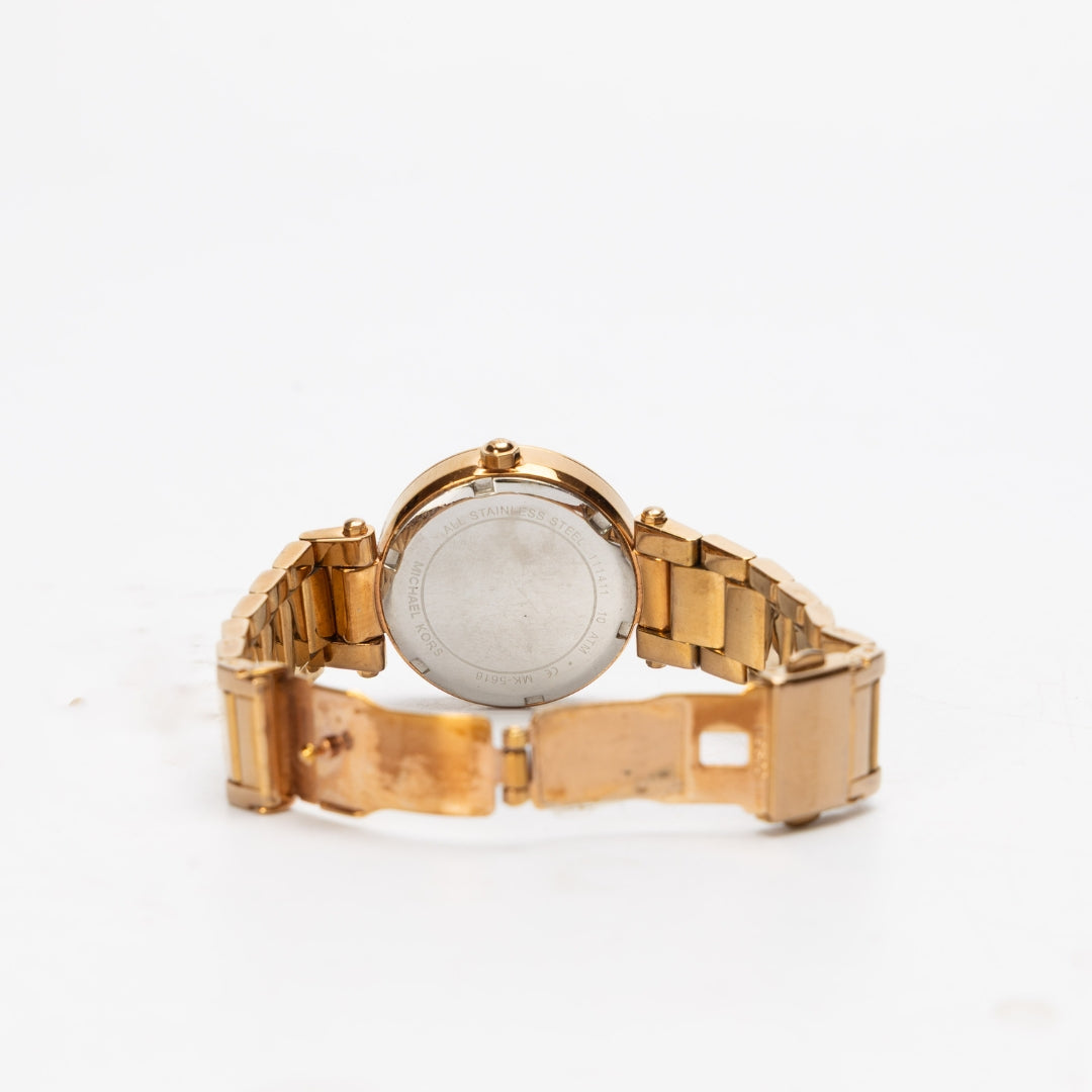 Michael Kors Parker Gold Crystal Dial Watch