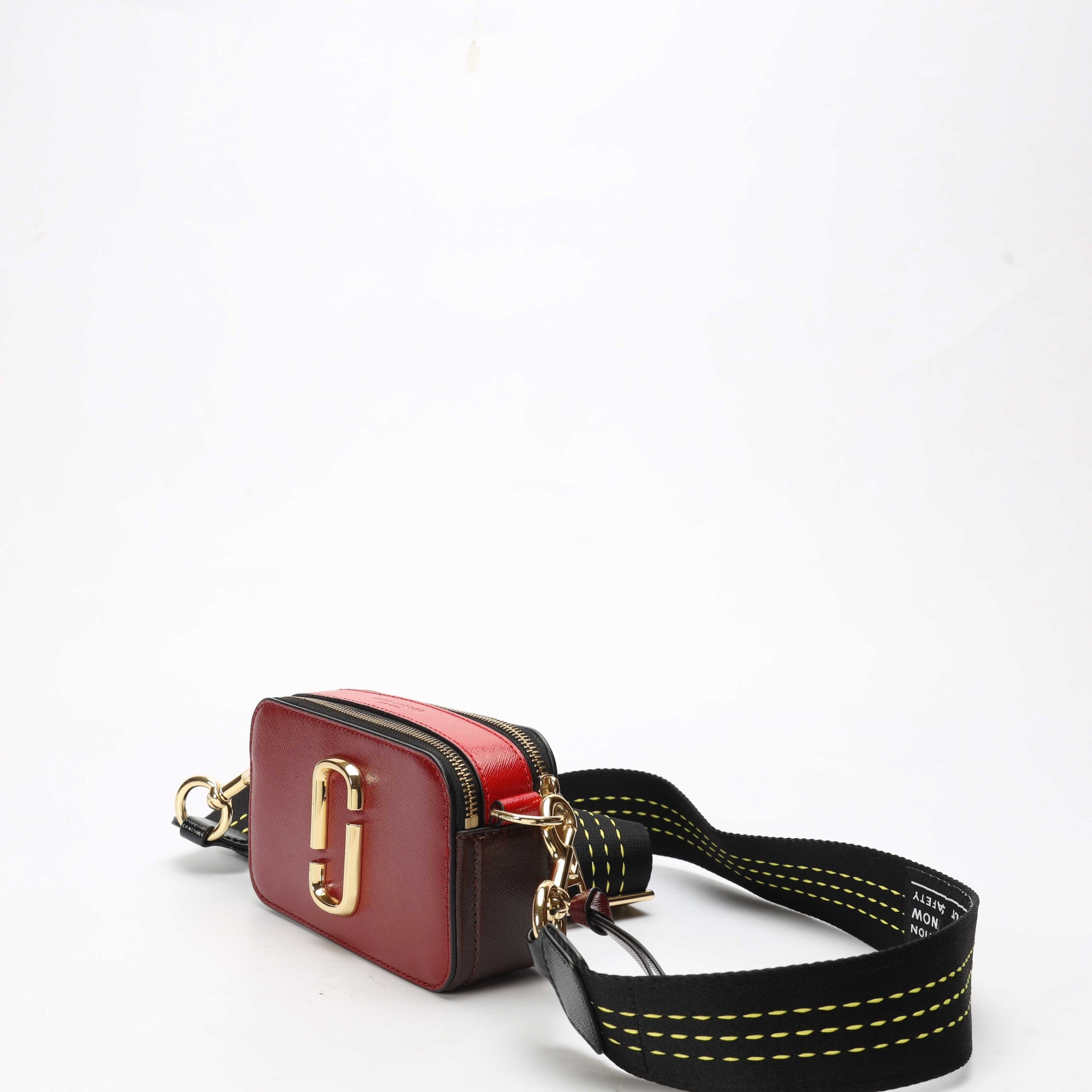 Marc Jacobs Maroon The Snapshot Crossbody Bag