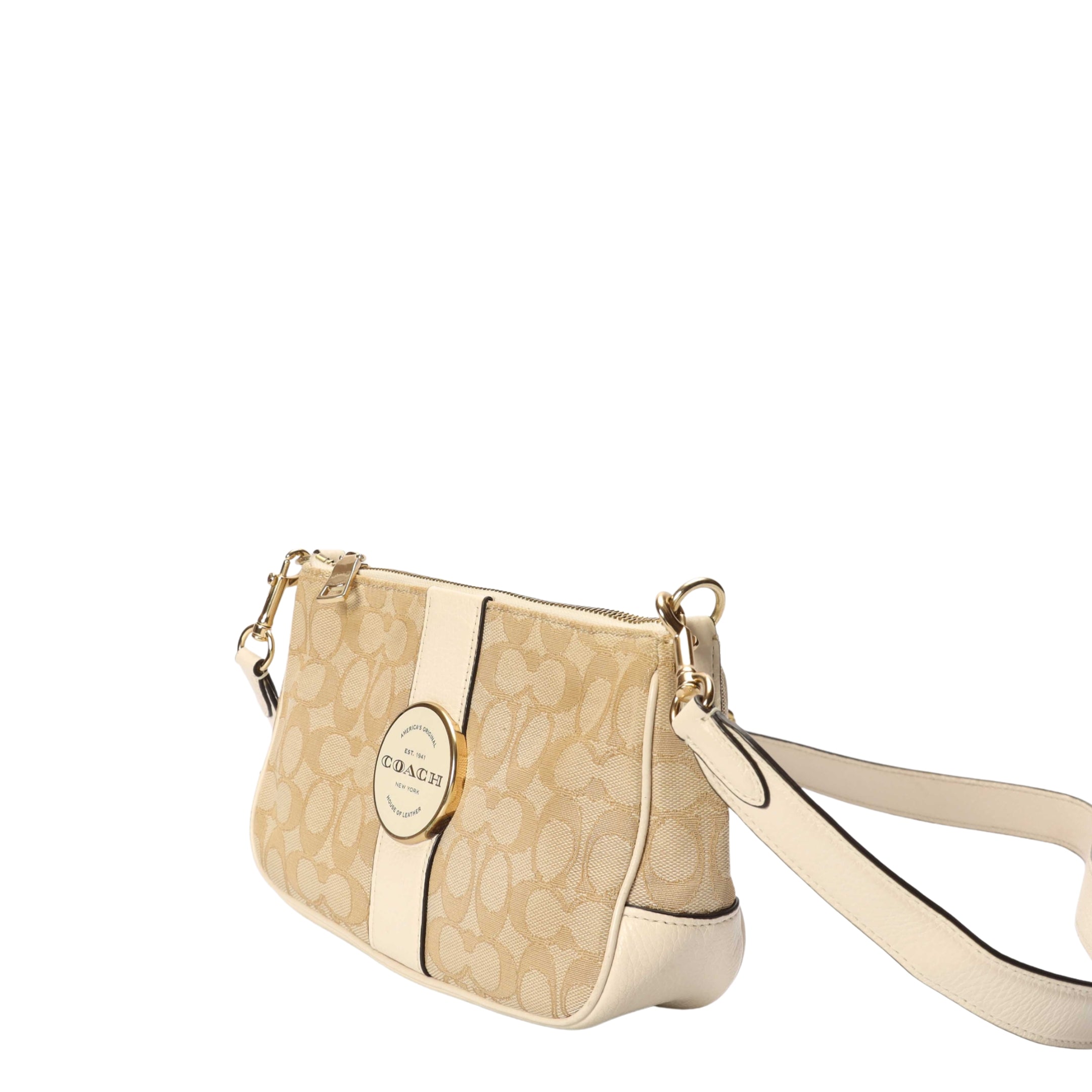 Coach Signature Jacquard Lonnie Bag