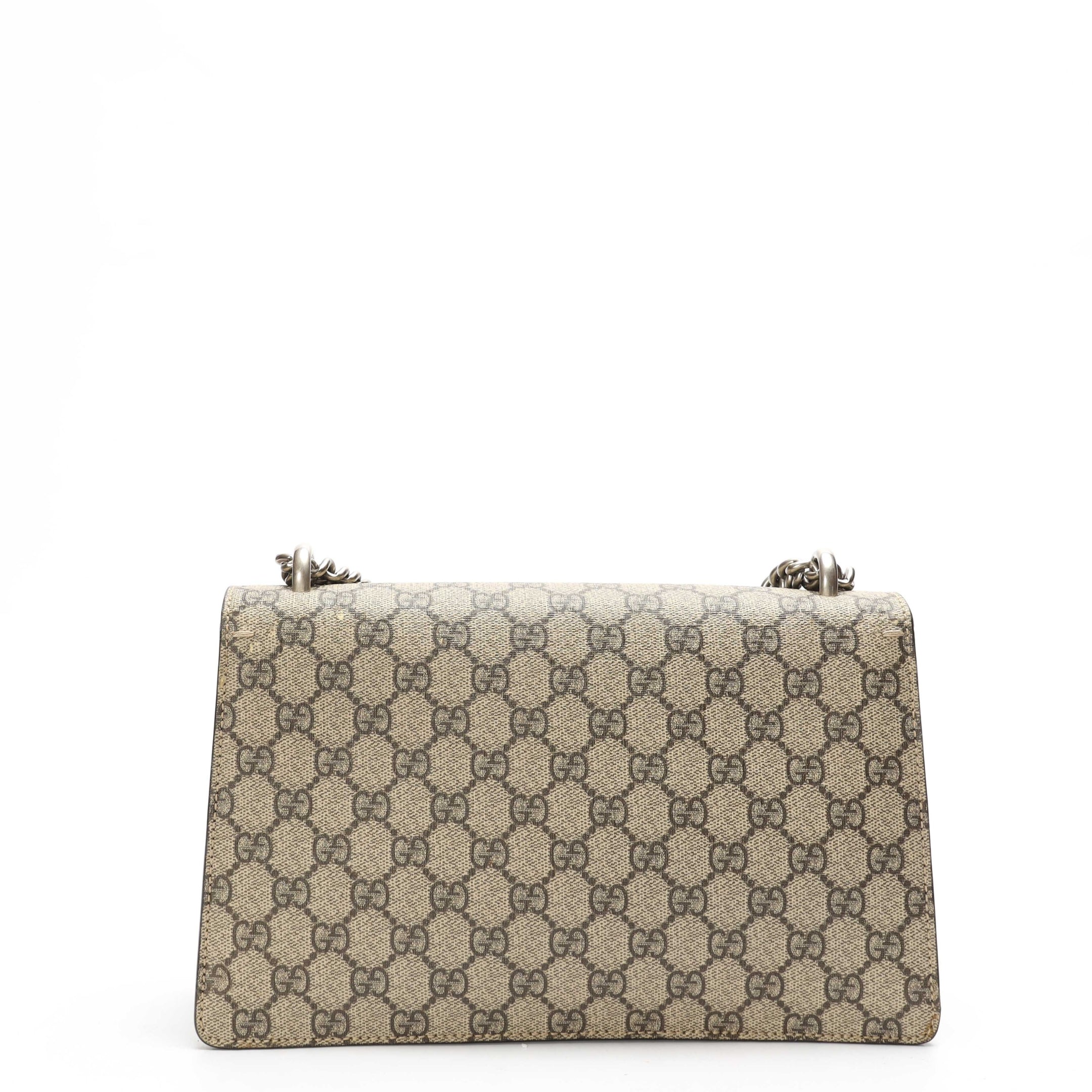 Gucci Beige GG Supreme Canvas Dionysus Shoulder Bag