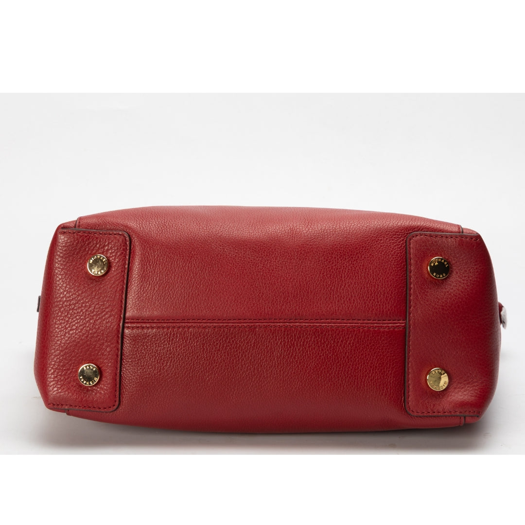 Michael Kors Red Riley Convertible Tote