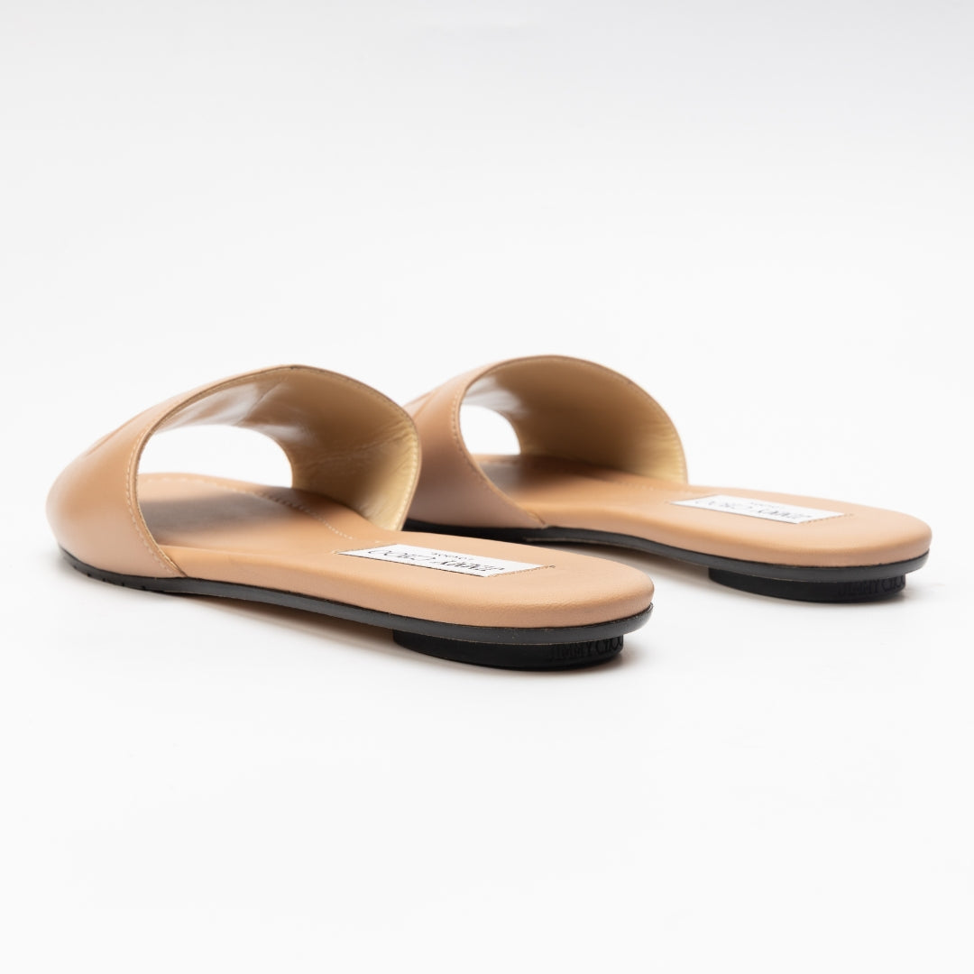 Jimmy Choo Calfskin Tiaret Flats
