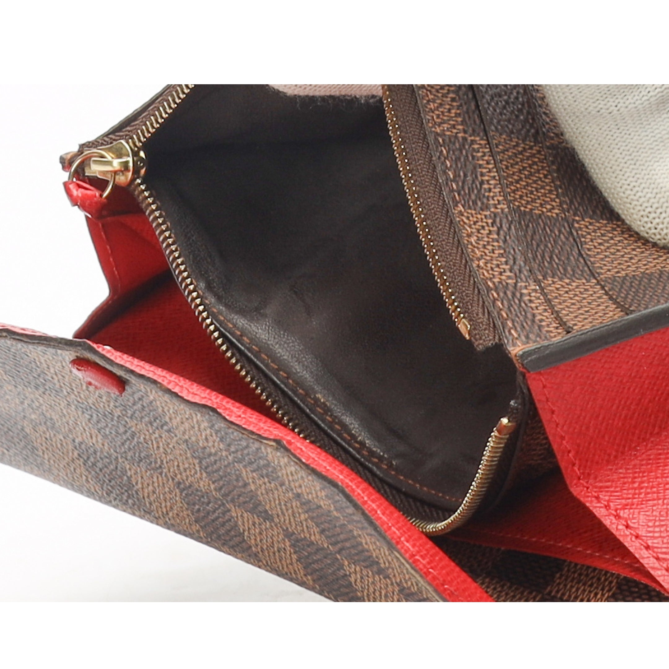 Louis Vuitton Damier Ebene Emilie Wallet