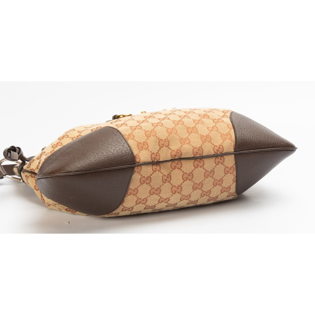 Gucci 1955 Horsebit GG-Jacquard Shoulder Bag