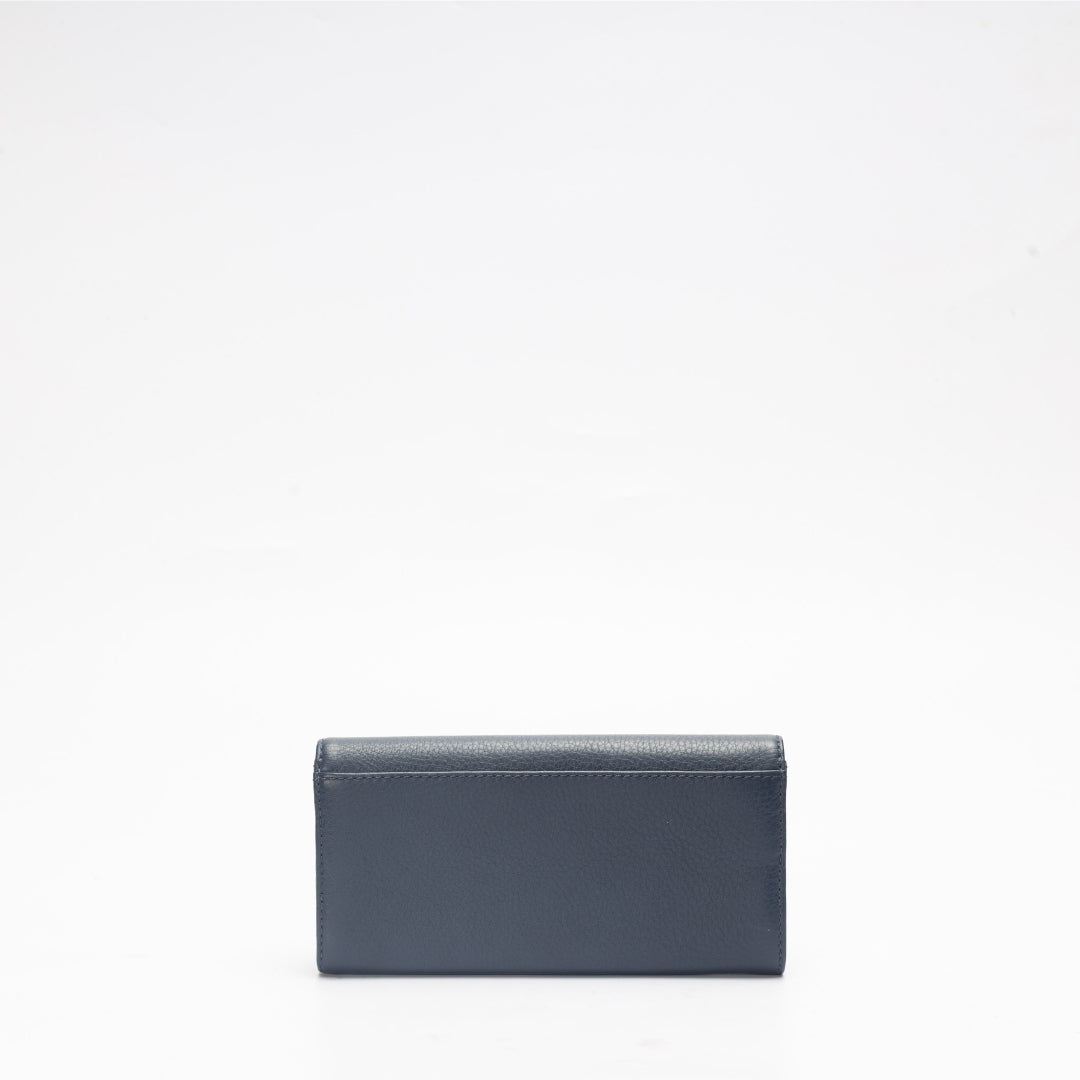 Michael Kors Navy Continental Flap Wallet