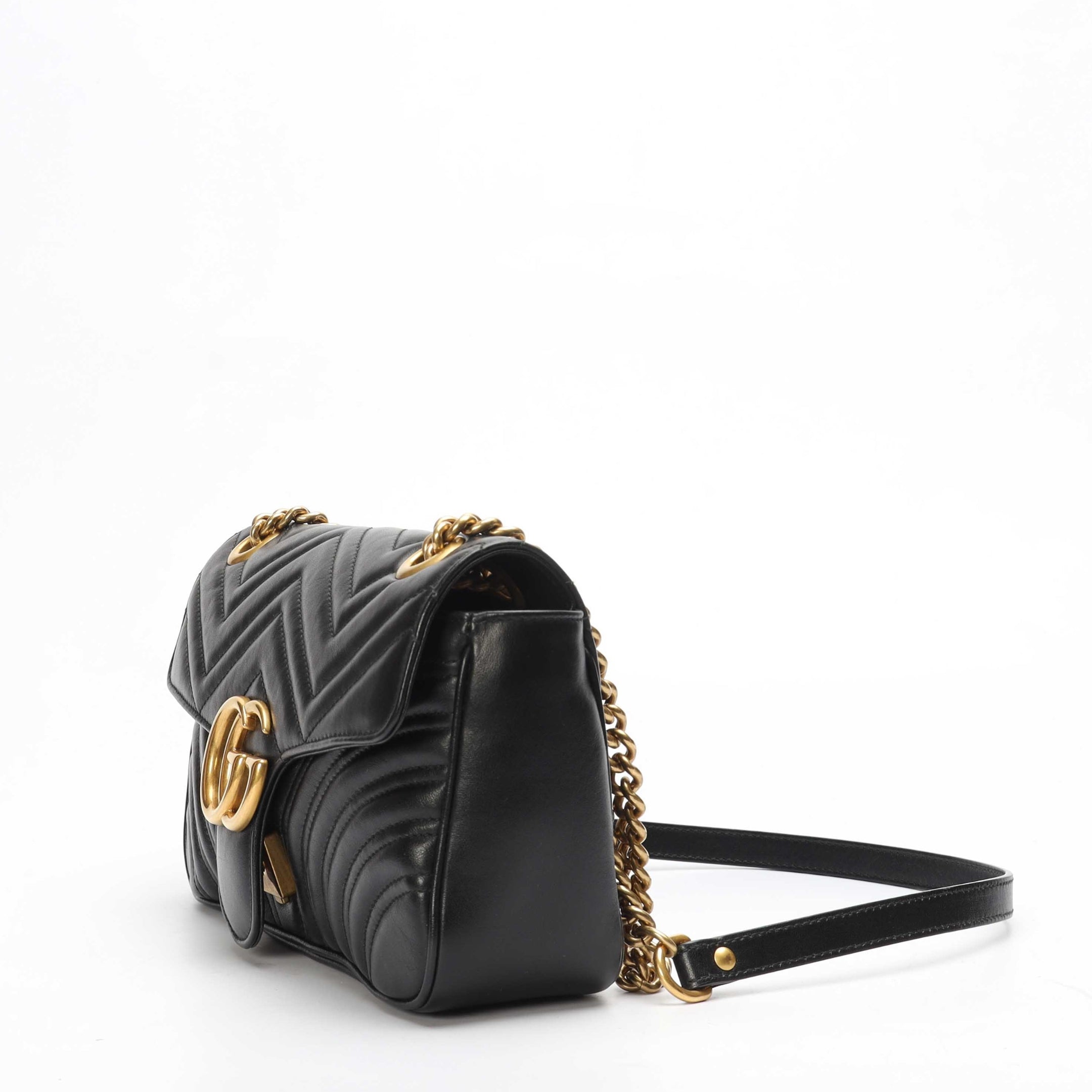 Gucci GG Marmont Black Medium Shoulder Bag