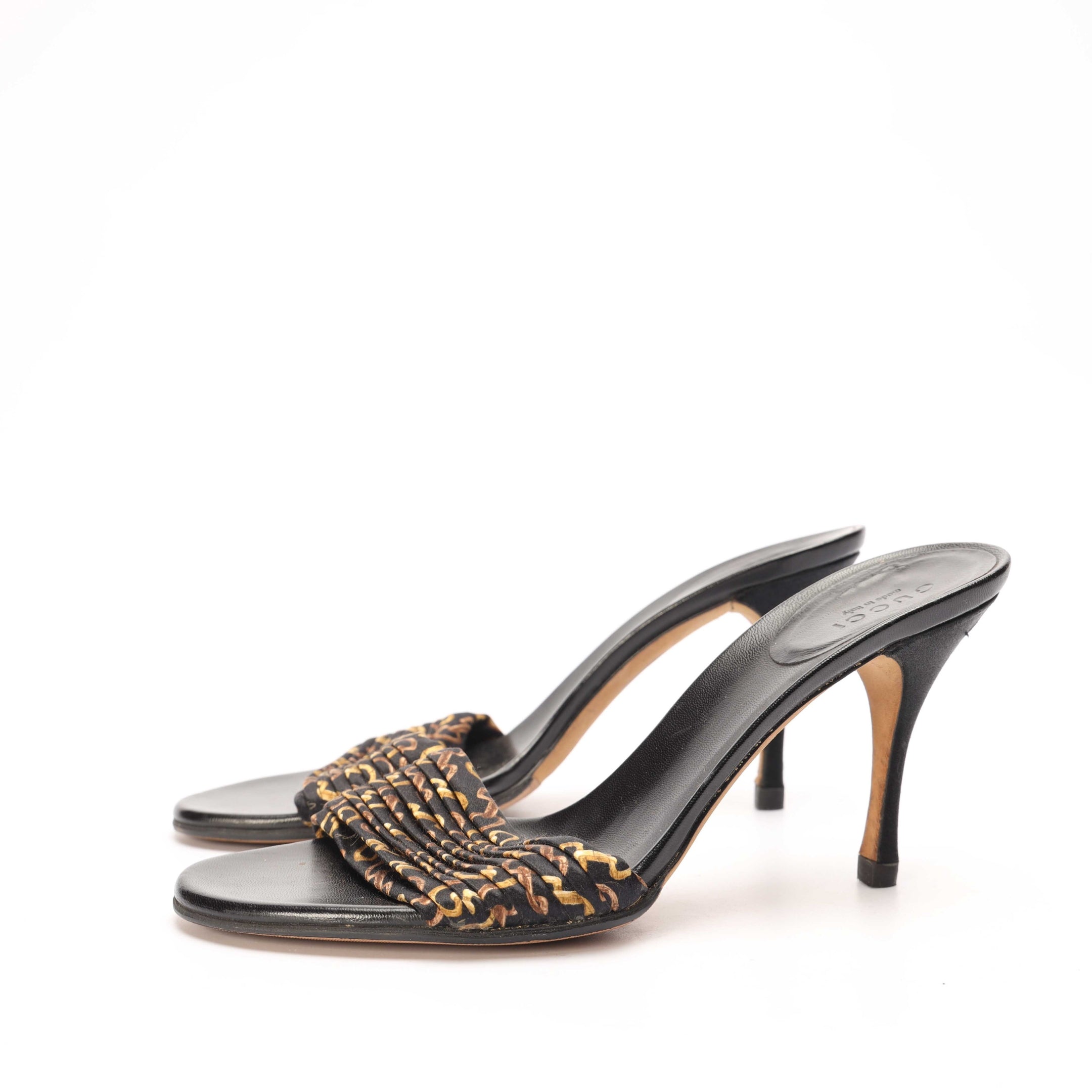 Gucci Interlocking Slide Heels