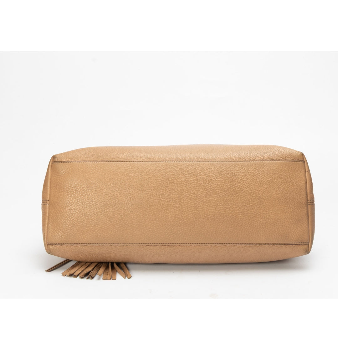 Gucci Brown Camelia Soho Tote