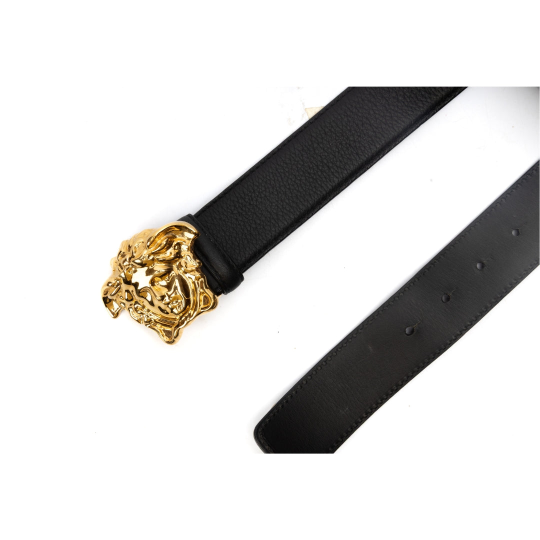 Versace La Medusa Leather Belt