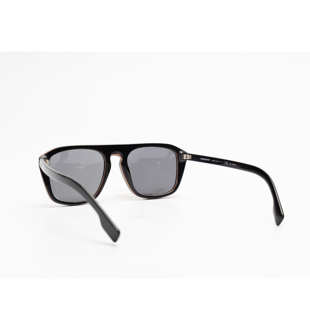 Burberry Icon Stripe Square Frame Sunglasses