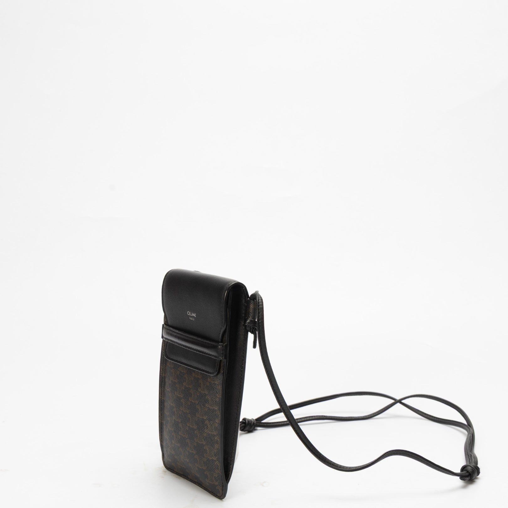 Celine Triomphe Canvas Phone Pouch