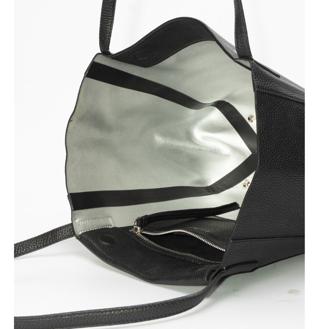 Salvatore Ferragamo Black Mimi Tote