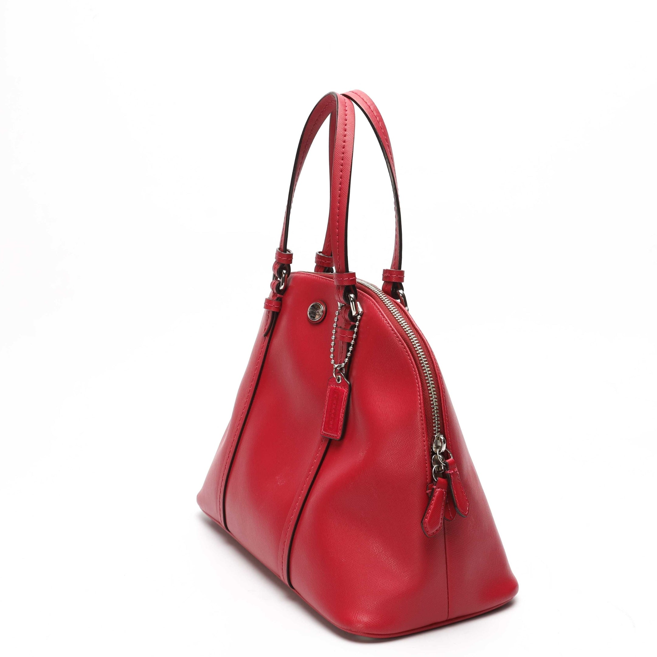 Coach Peyton Cora Dome Pink Satchel