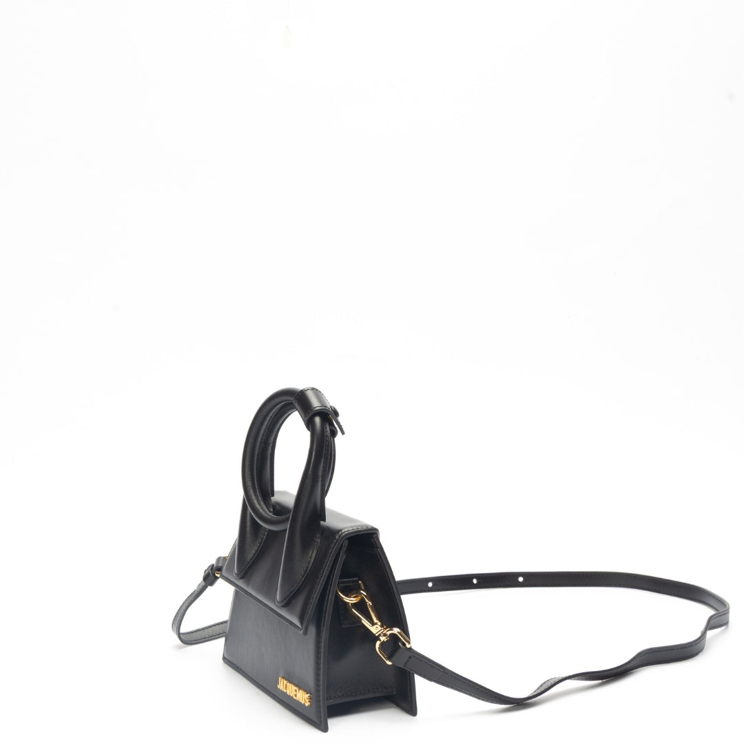 Jacquemus The knot Chiquito Black Crossbody Bag