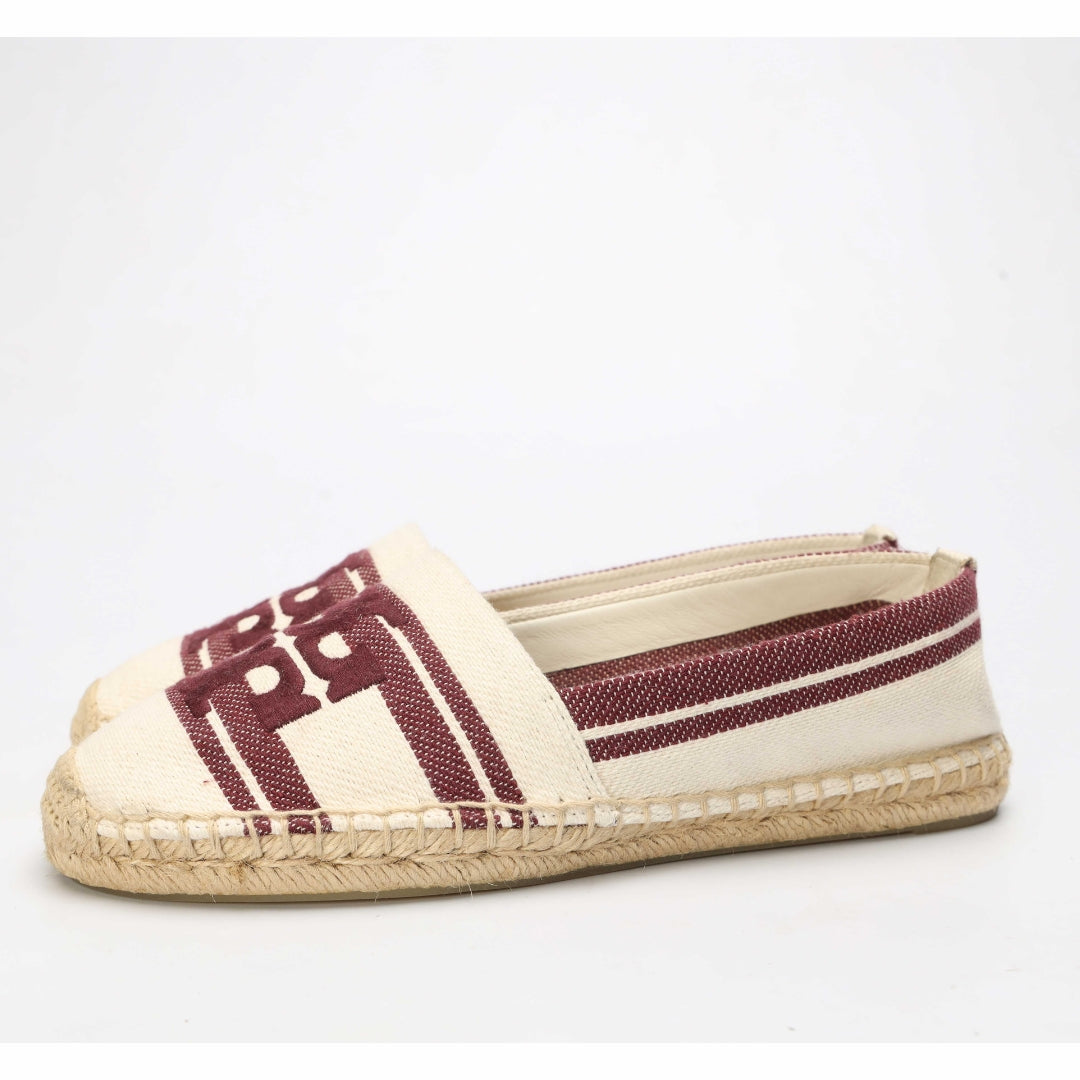 Tory Burch Double T Jacquard Espadrilles