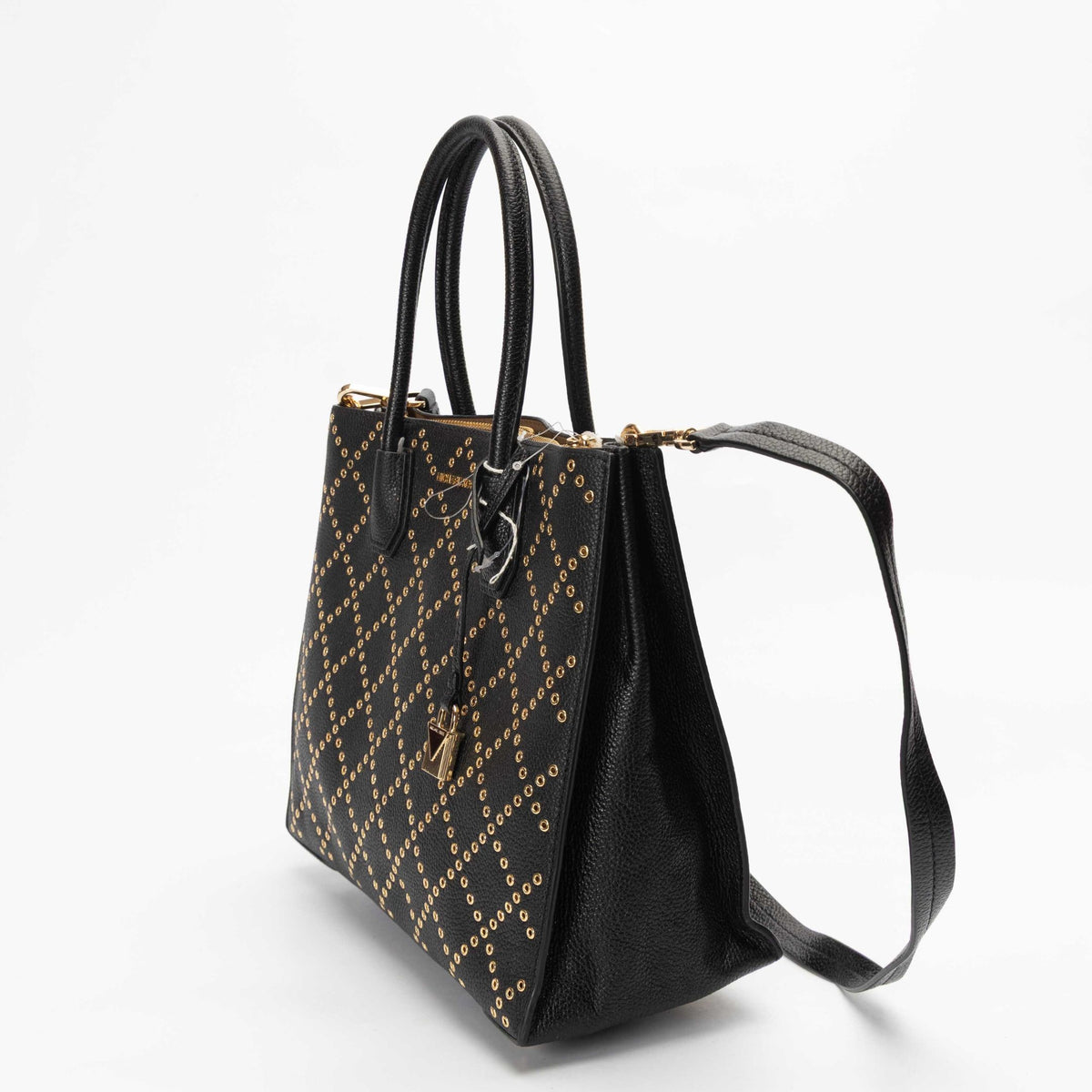 Michael Kors Mercer Stud Grommet Convertible Tote