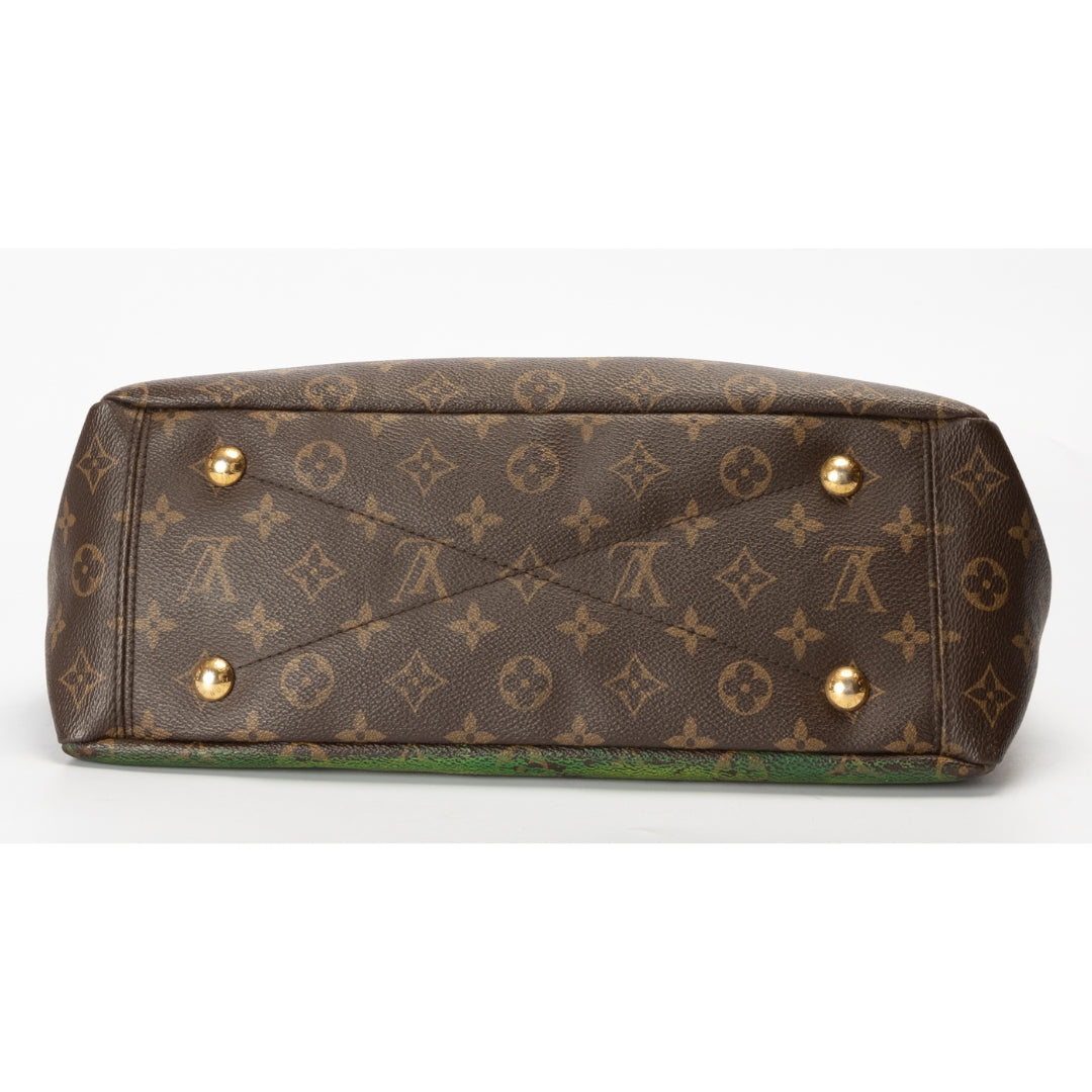 Louis Vuitton Brown Canvas Monogram Pallas MM Bag
