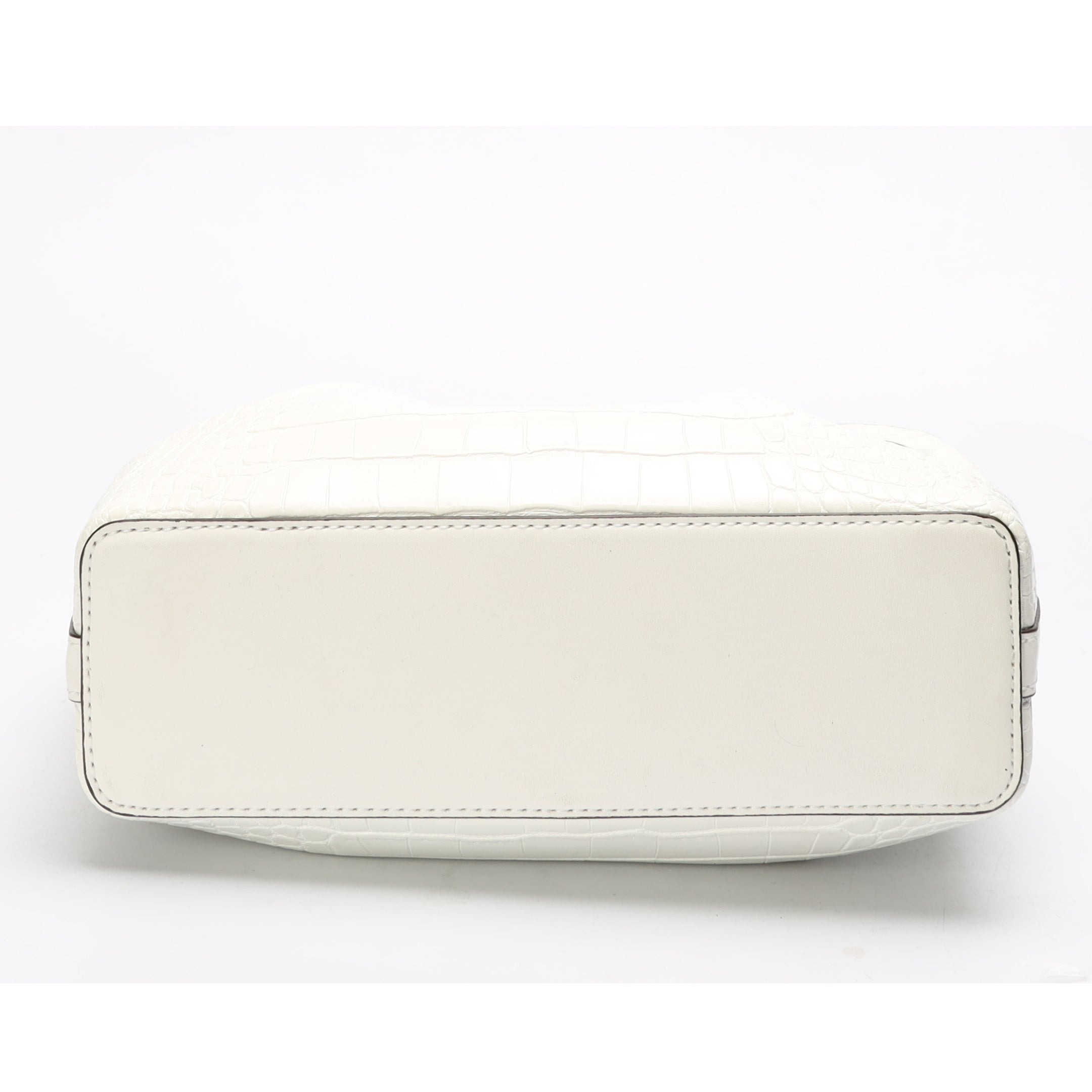 Michael Kors White Carson Convertible Satchel