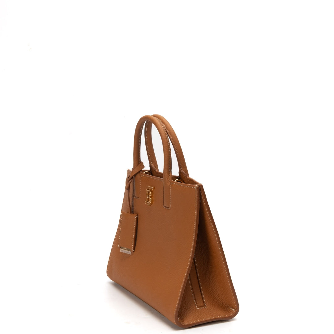 Burberry Tan Frances Convertible Tote