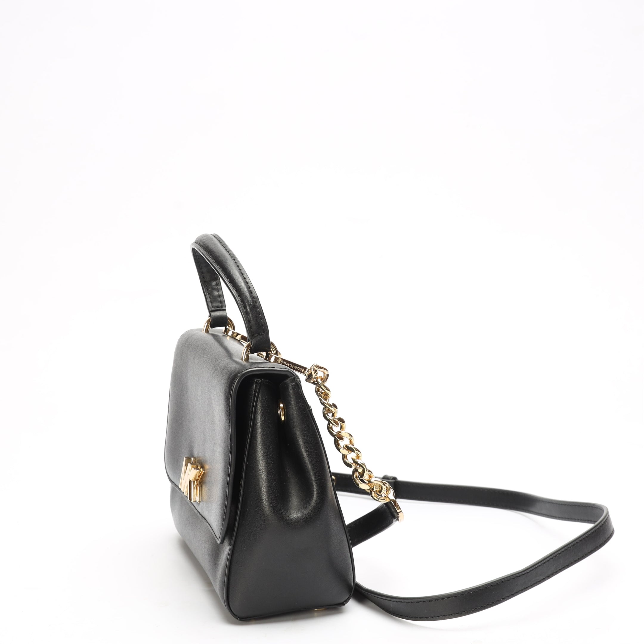 Michael Kors Mott Medium Black Convertible Satchel