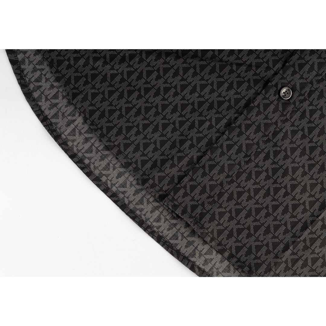Michael Kors MK Monogram Black Shirt