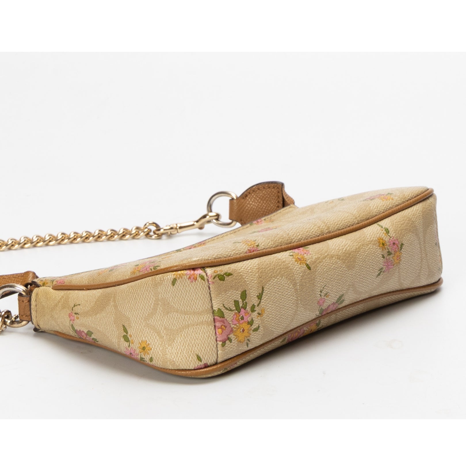 Coach Signature Canvas Floral Print Wristlet 19