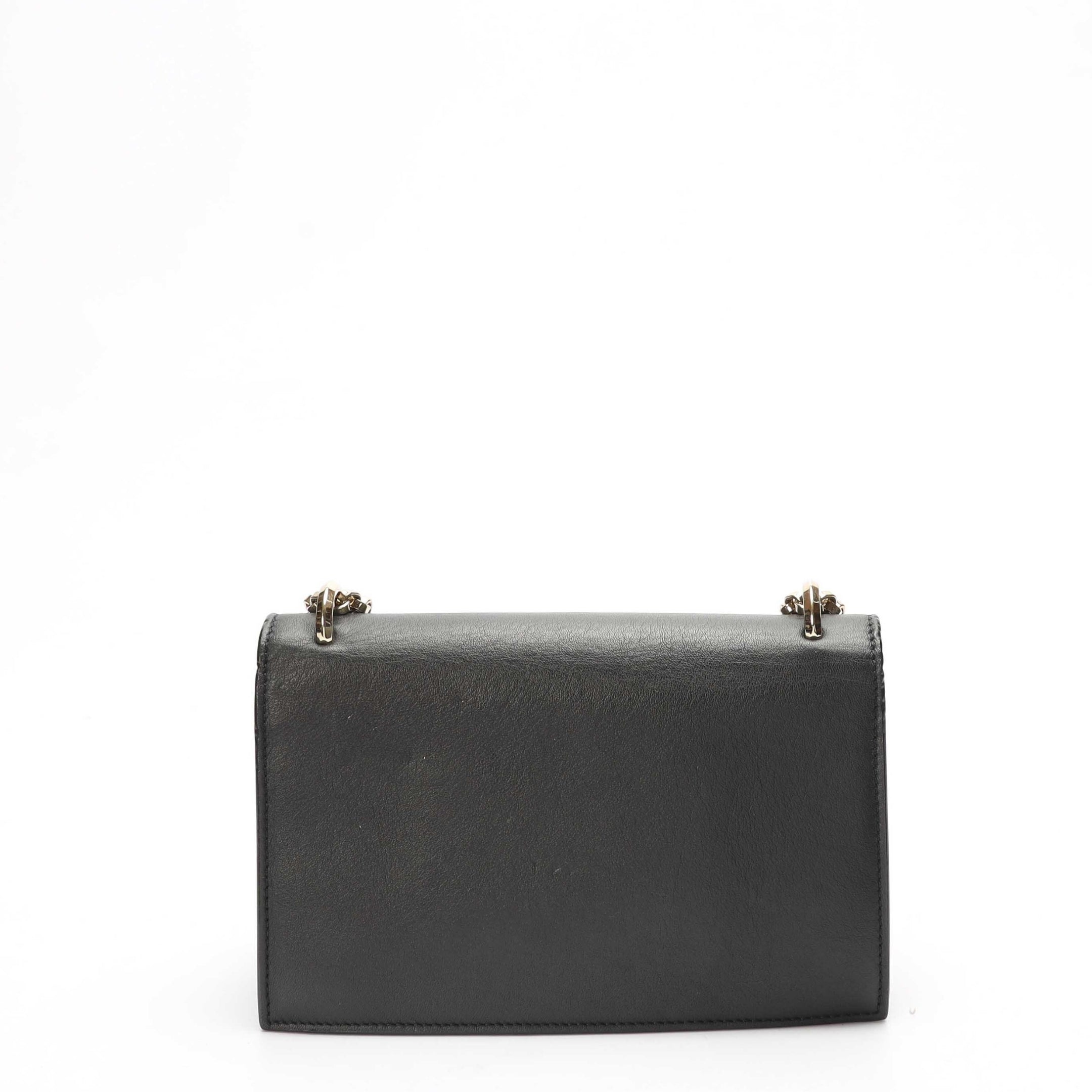 Jimmy Choo Black Varenne Chain Crossbody Bag