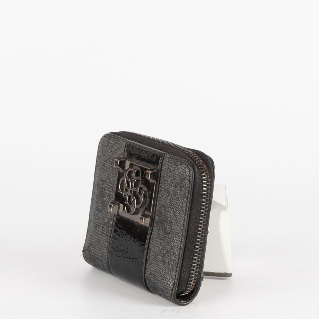 Guess Logo City Small Zip Around Wallet