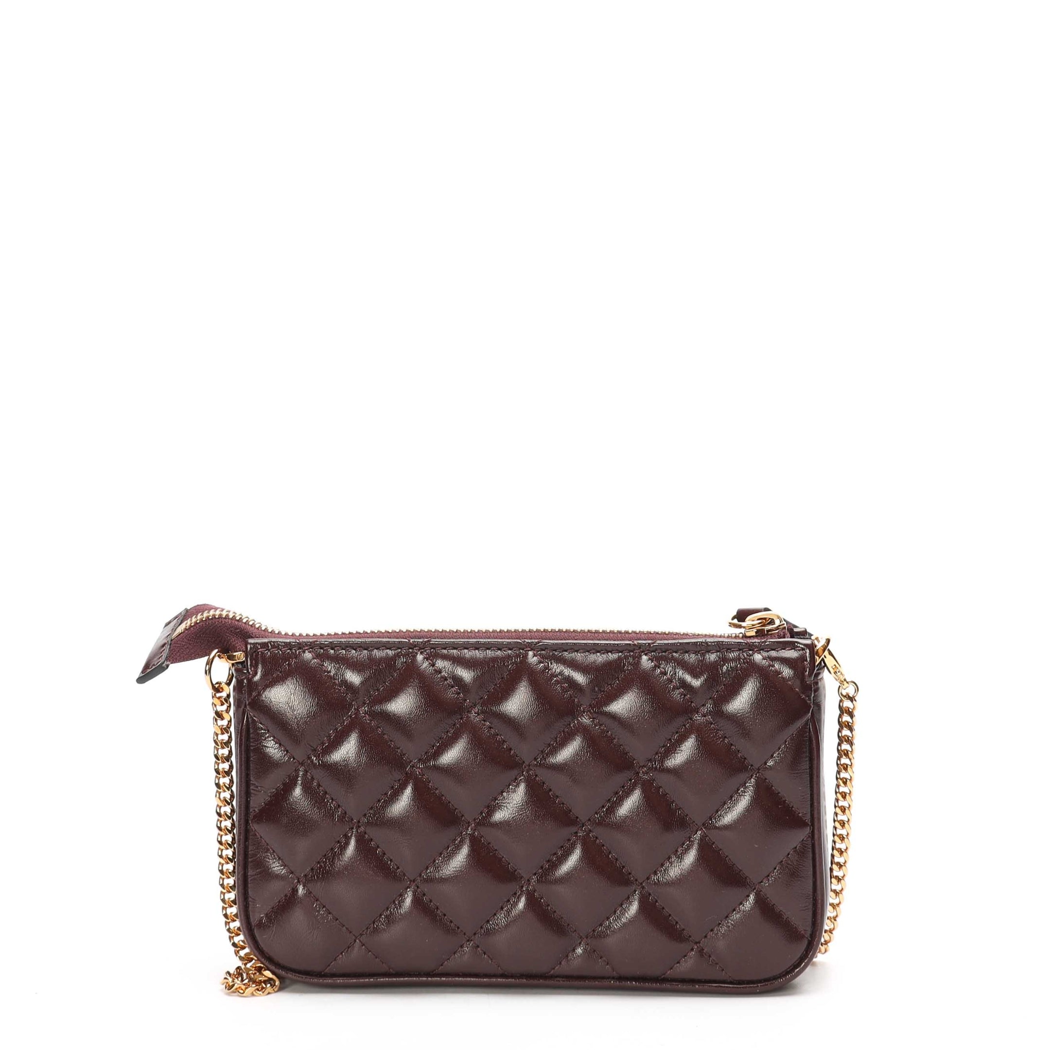 Versace La Medusa Quilted Shoulder Bag