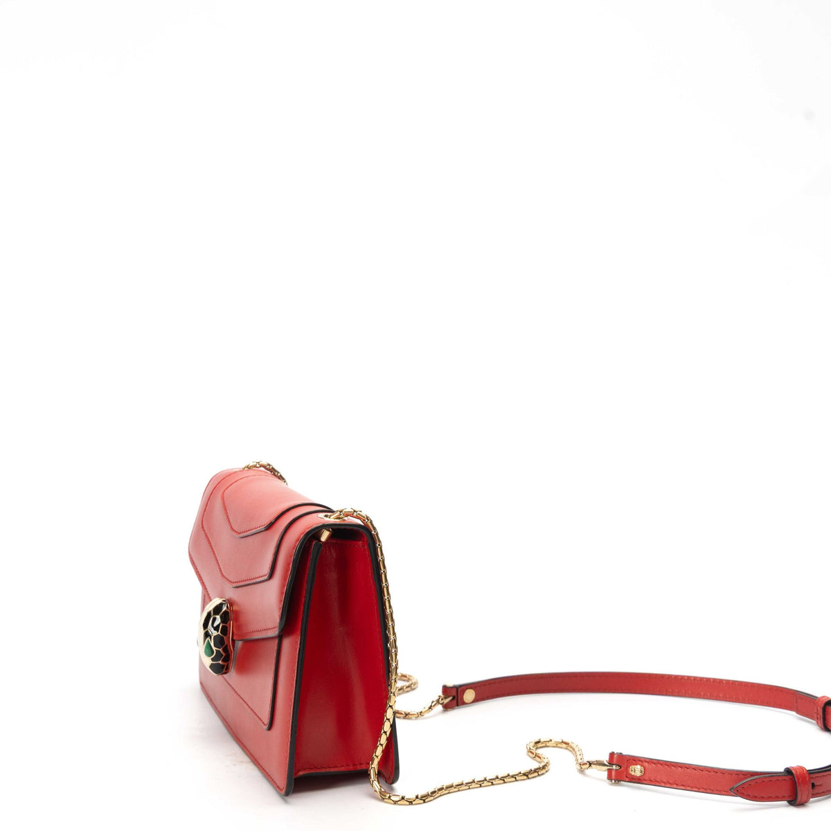 Bulgari Serpenti Forever Red Crossbody Bag