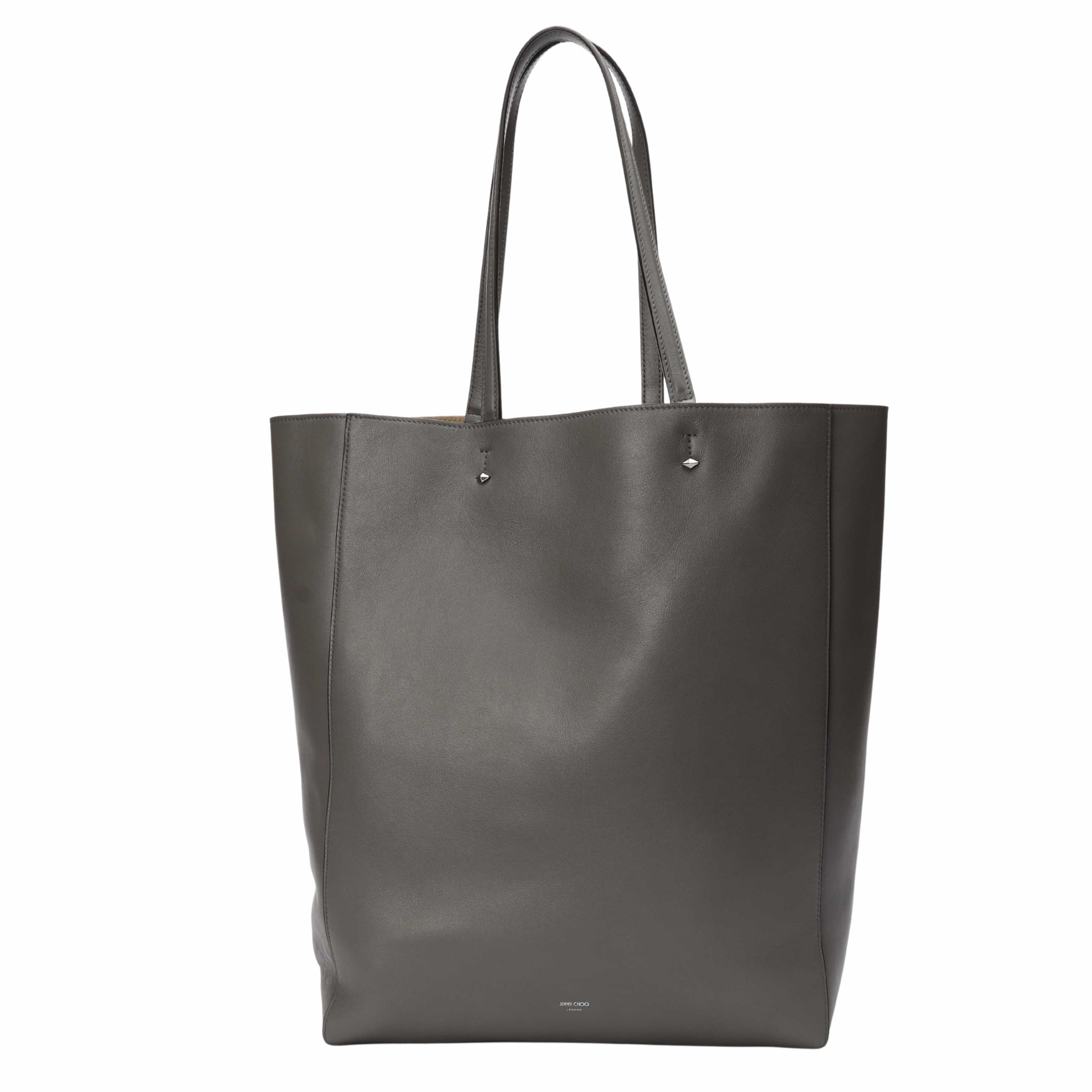 Jimmy Choo Grey Large Lenny Tote