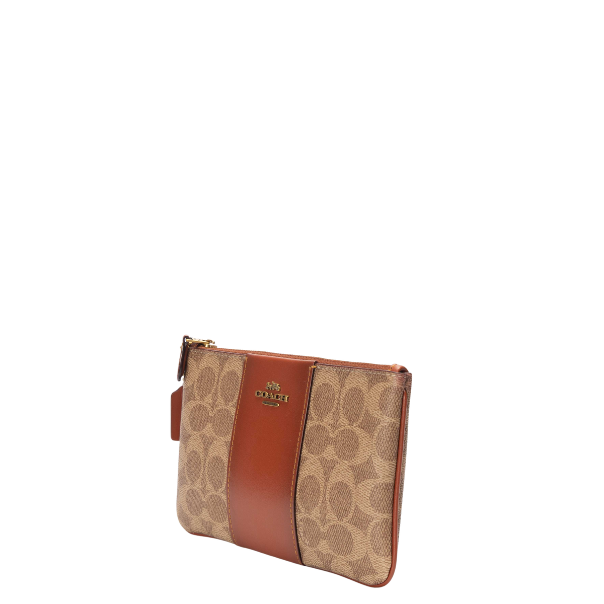 Coach Signature Logo Wristlet
