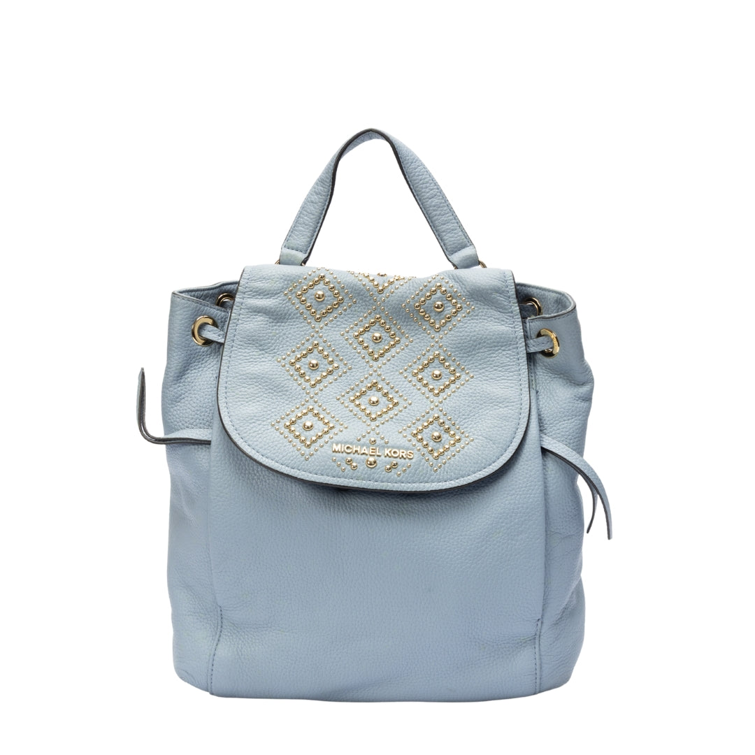 Michael Kors Riley Studded Leather Backpack