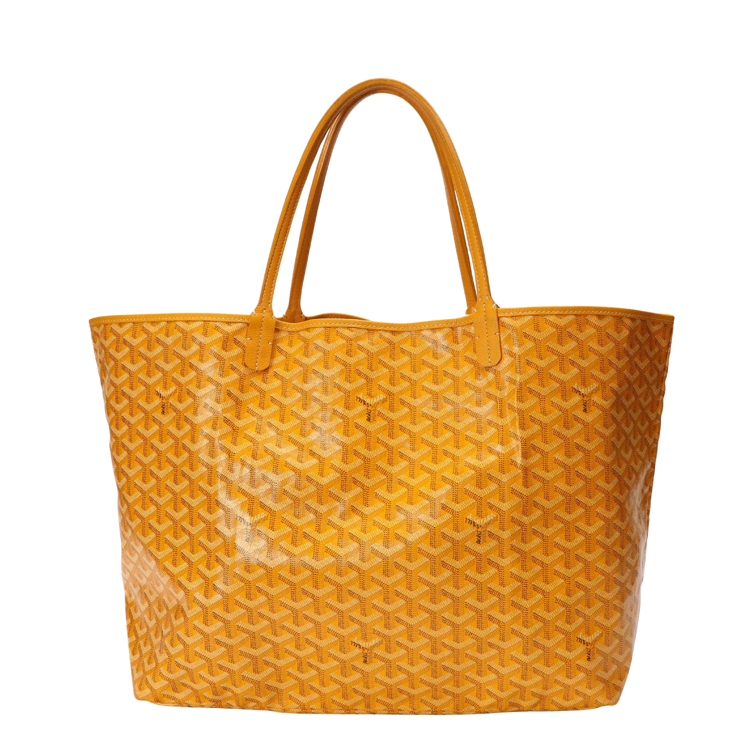 Goyard Yellow Goyardine Saint Louis GM Tote