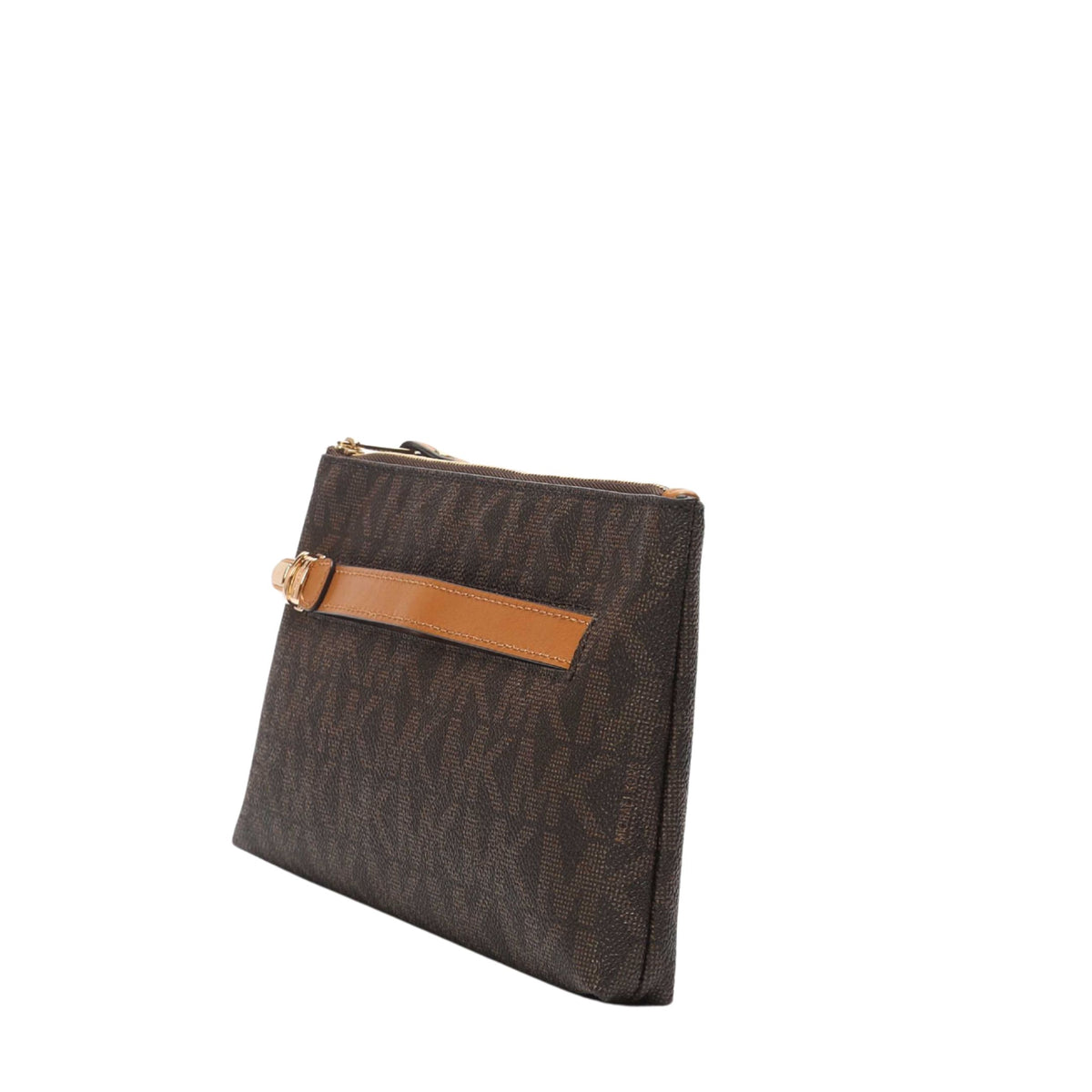 Michael Kors Charlton Medium Brown Wristlet