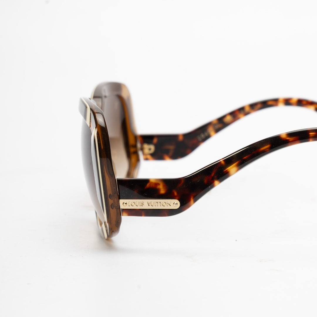 Louis Vuitton Brown Anemone Gradient Sunglasses
