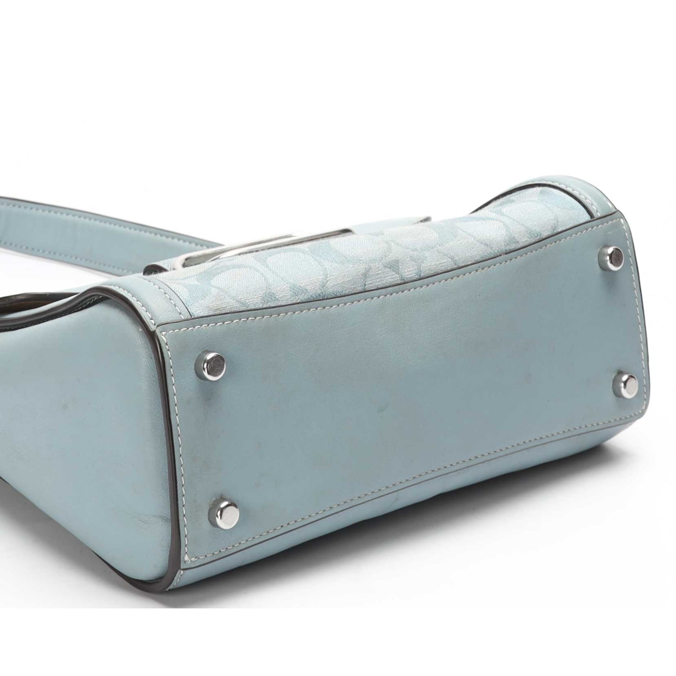 Coach Morgan Sky Blue Satchel Crossbody Bag