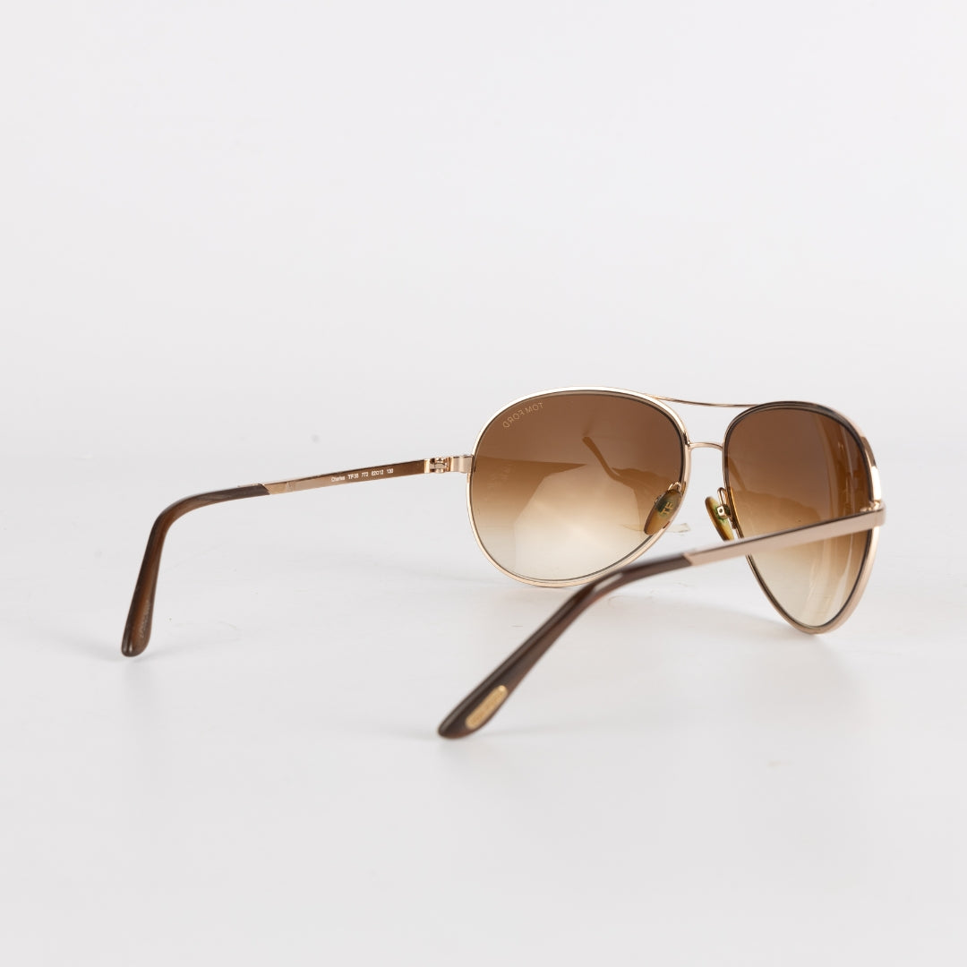 Tom Ford Charles Aviator Sunglasses
