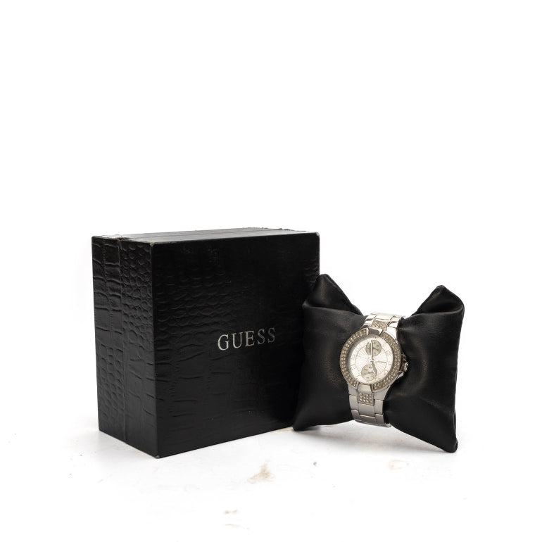 Guess Women Mini Prism Steel Watch