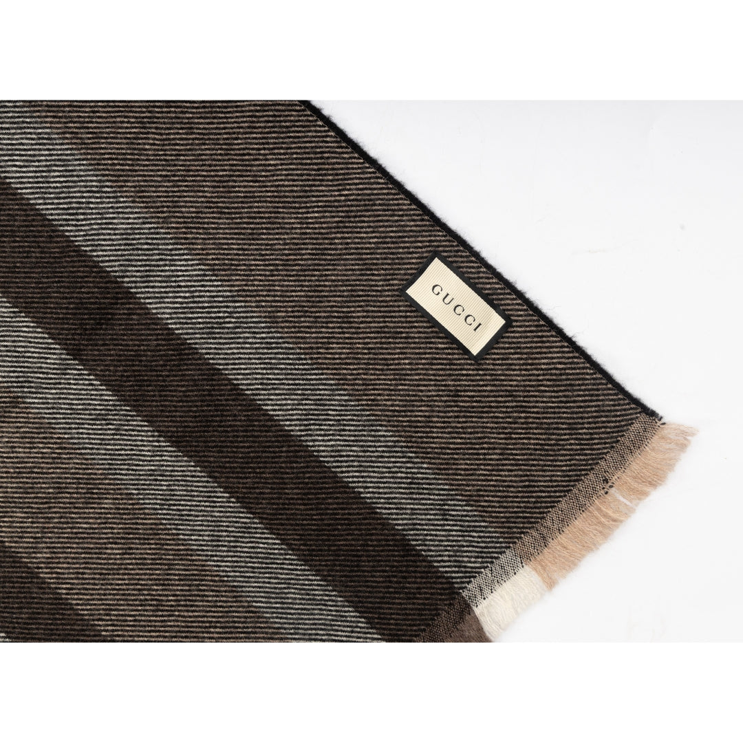 Gucci Wool Striped Scarf