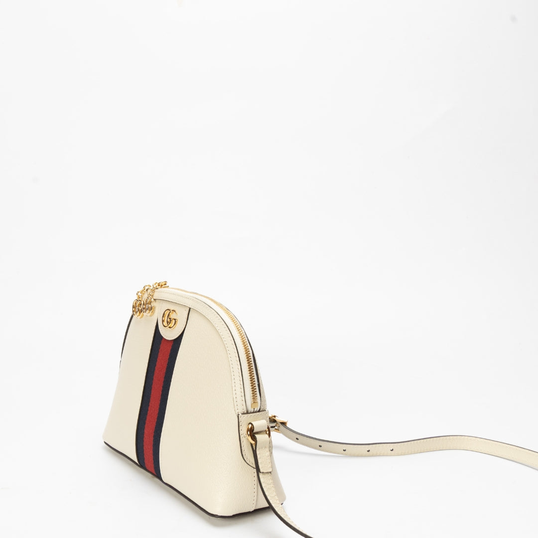 Gucci Off-White Web Ophidia GG Shoulder Bag