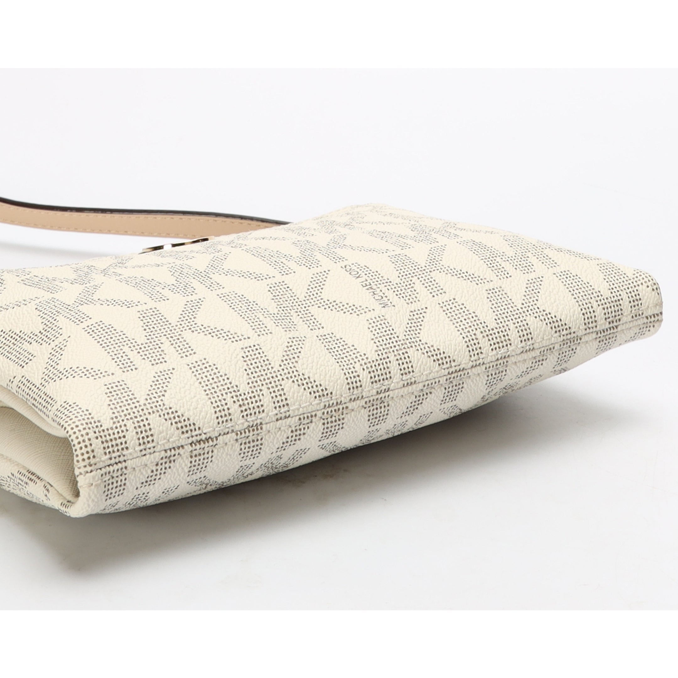 Michael Kors White Monogram Crossbody Bag