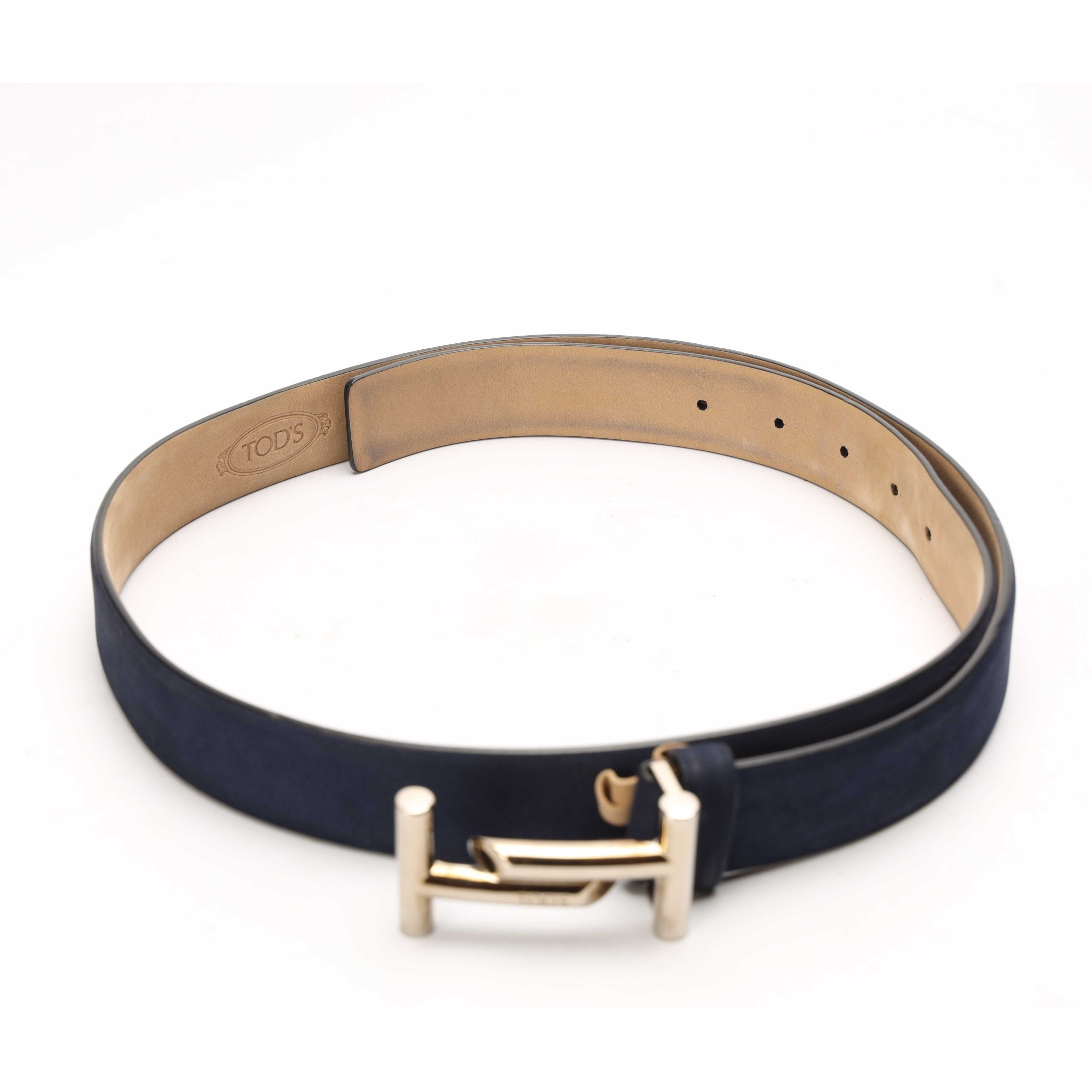 Tods Double T Buckle Belt