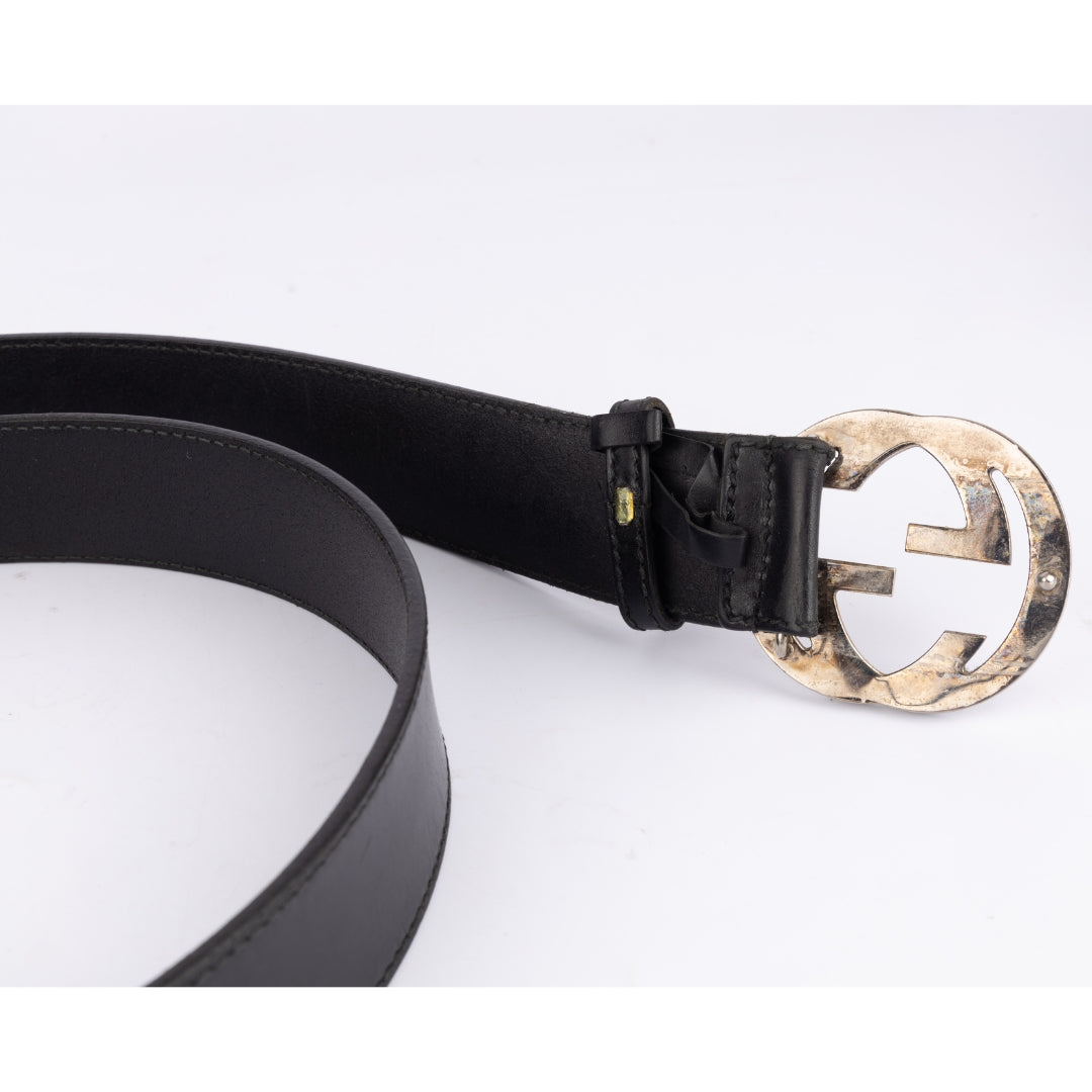 Gucci GG Interlocking Buckle Belt