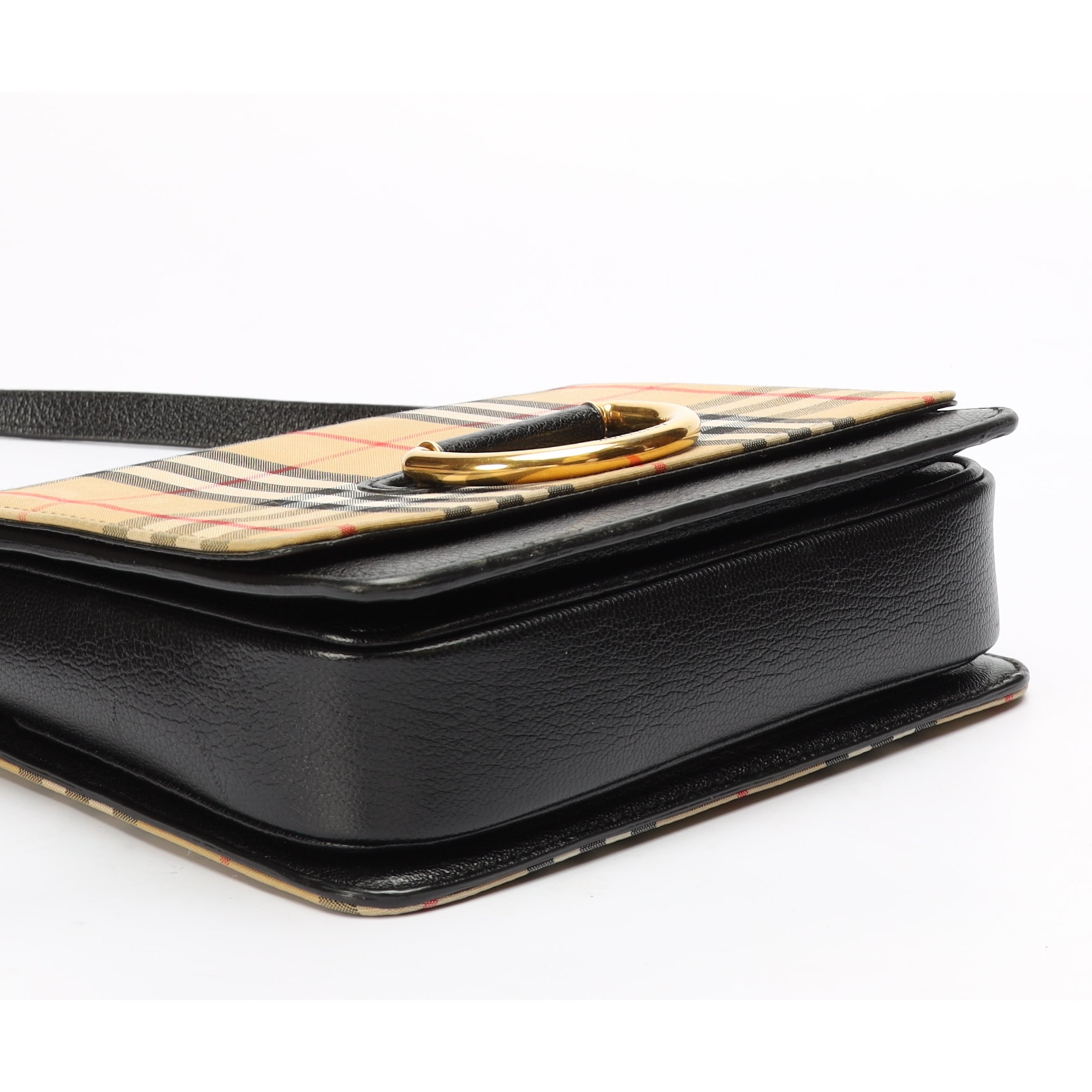 Burberry Vintage Check D-Ring Crossbody Bag